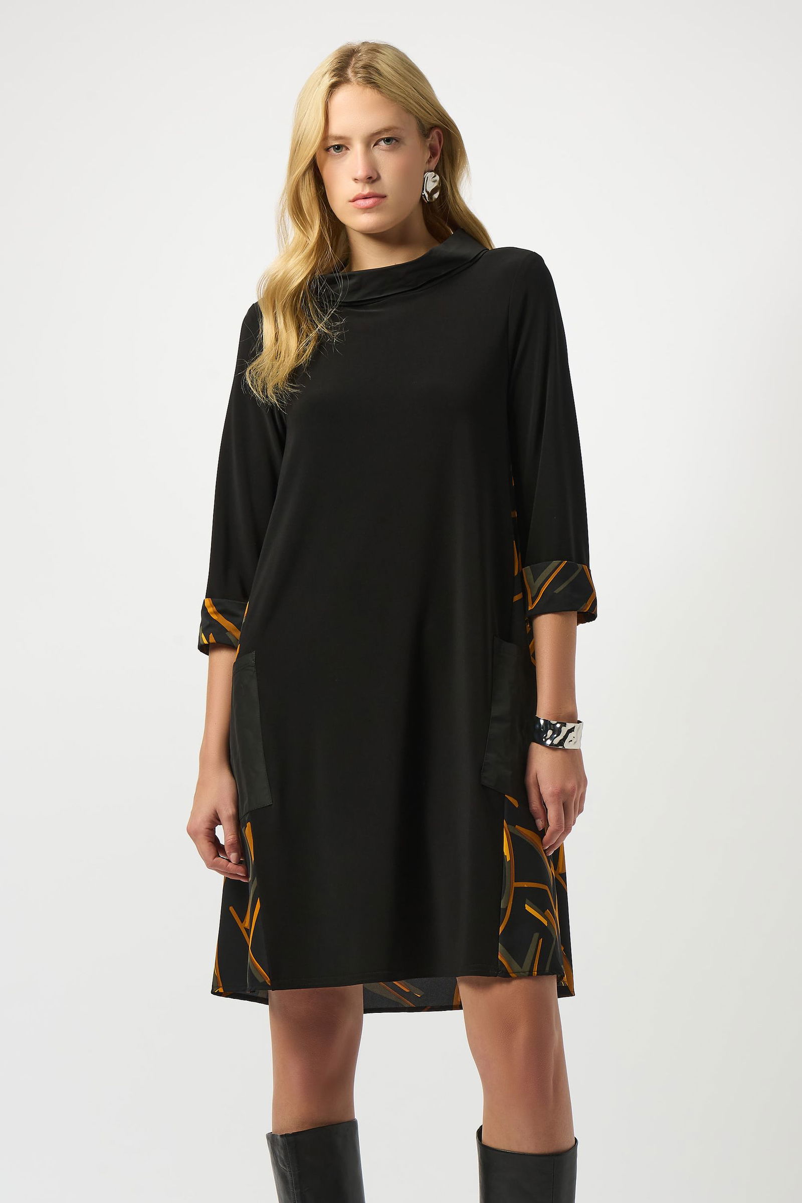 Joseph Ribkoff | Joseph Ribkoff Kurzes Kleid | 48 | schwarz/multi