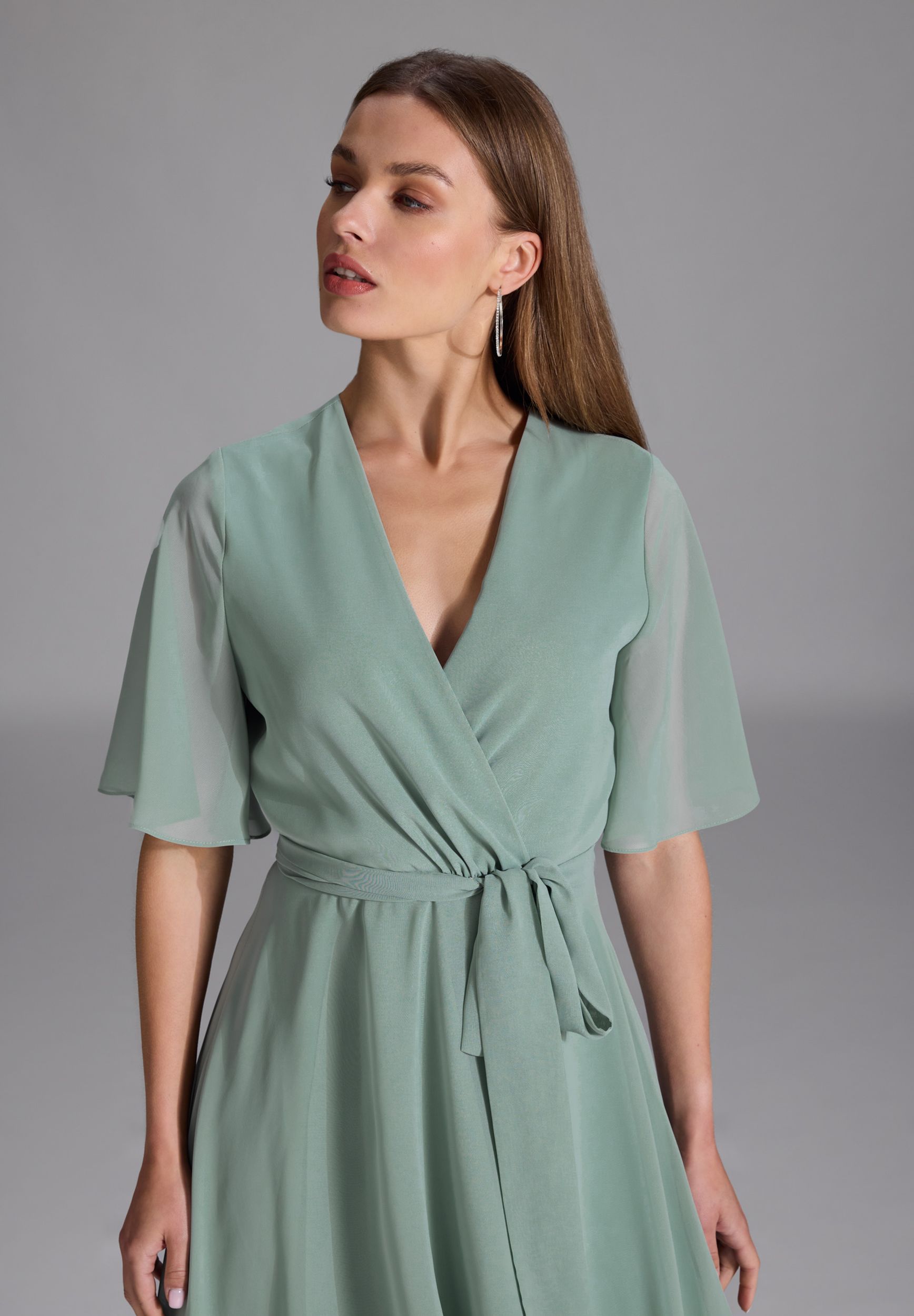 SWING |  SWING Kurzes Kleid  | 42 | soft green