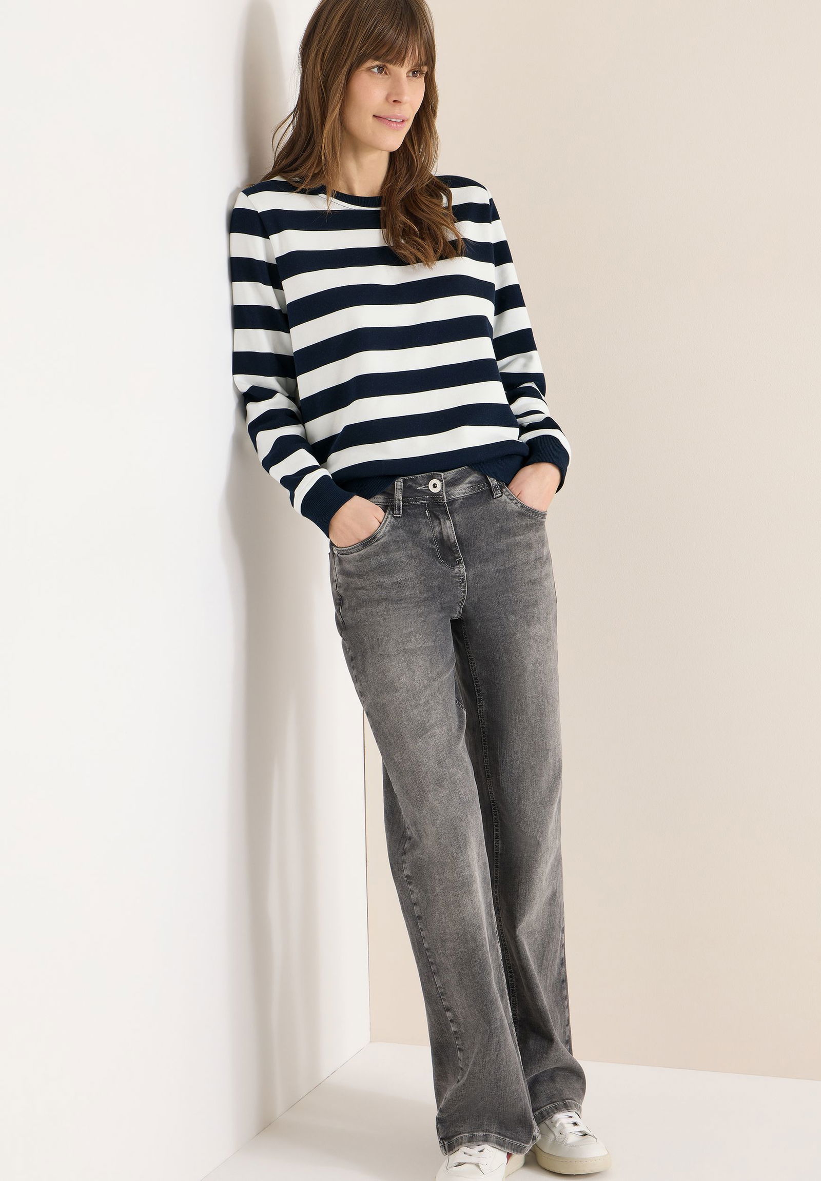 CECIL |  CECIL Sweatshirt  | S | universal blue