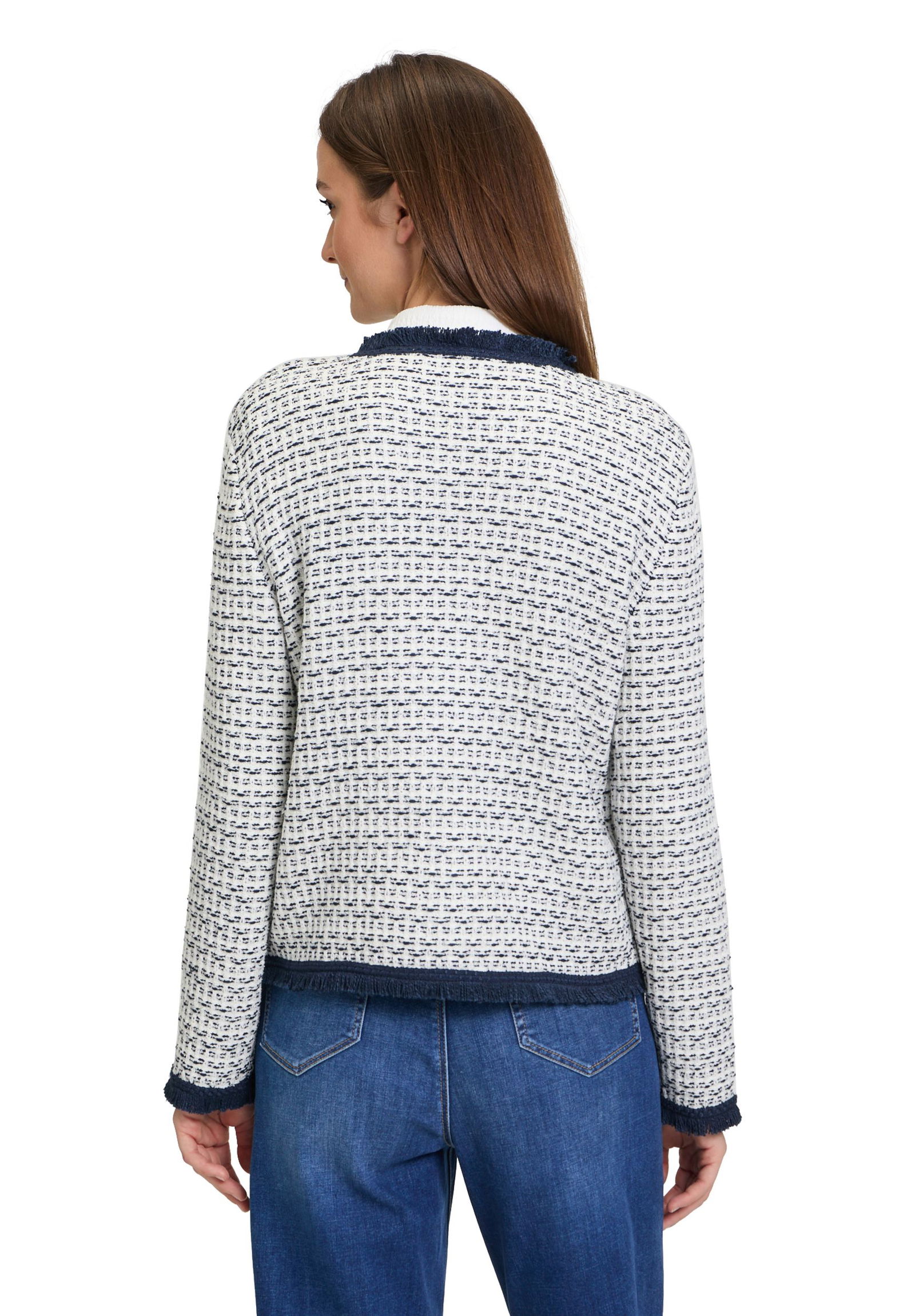 Betty & CO | Betty & CO Kurzblazer | 44 | weiß/dunkelblau