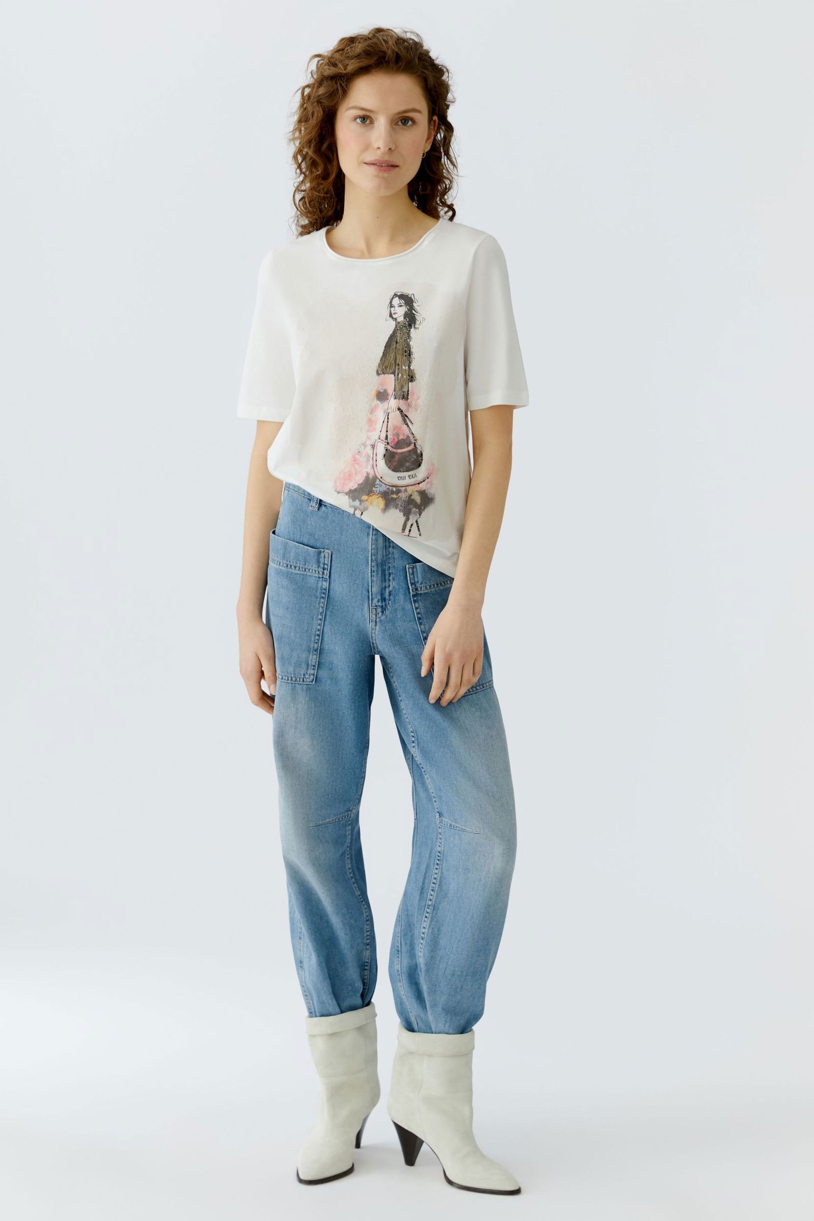 Oui |  T-Shirt | 44 | cloud dancer