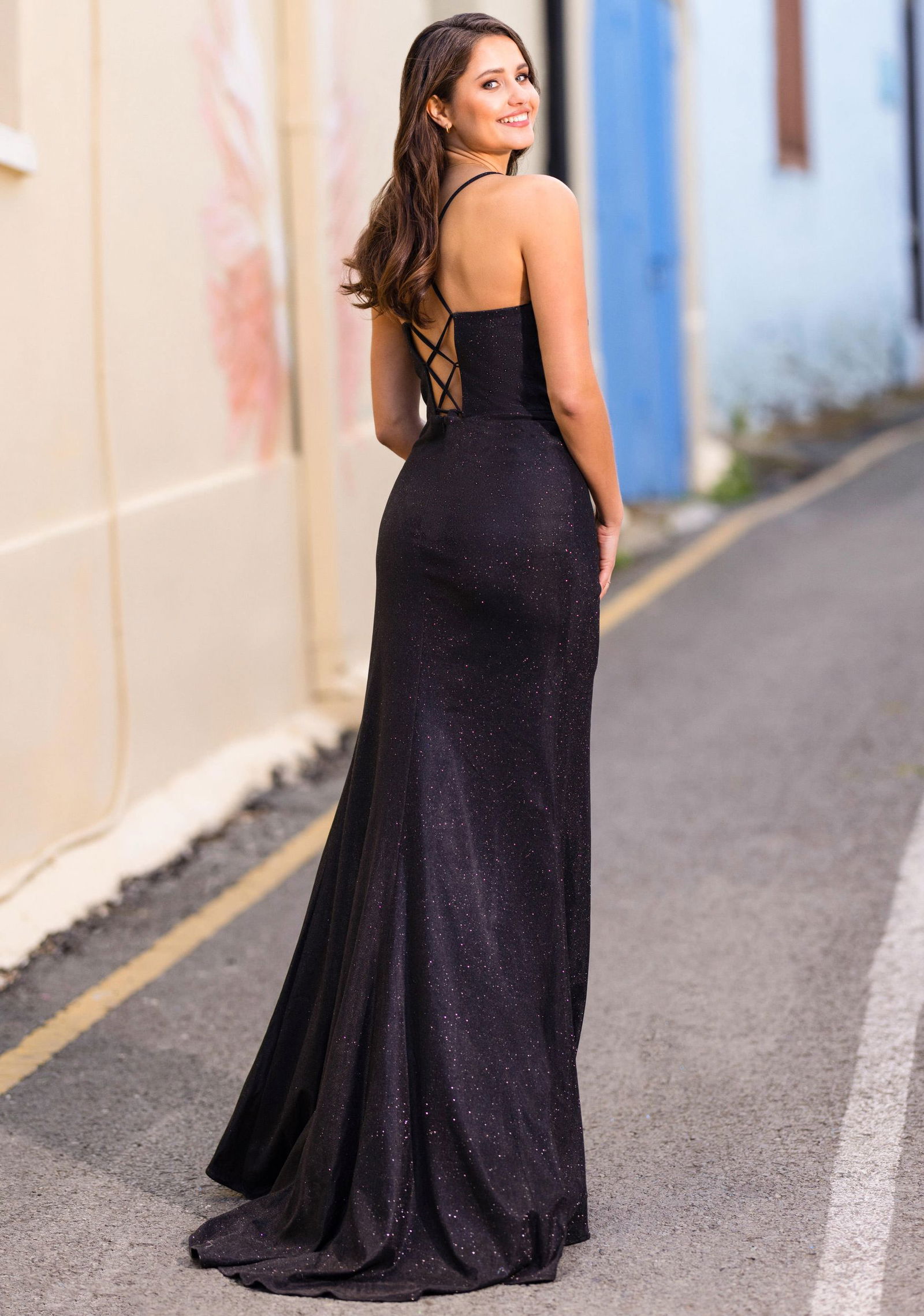 Christian Koehlert glitzerndes Abendkleid