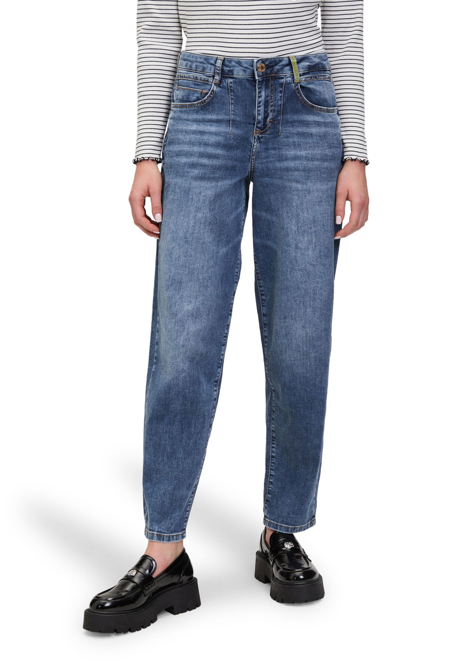 Cartoon |  Cartoon Schmale Hose | 40 | dark blue denim