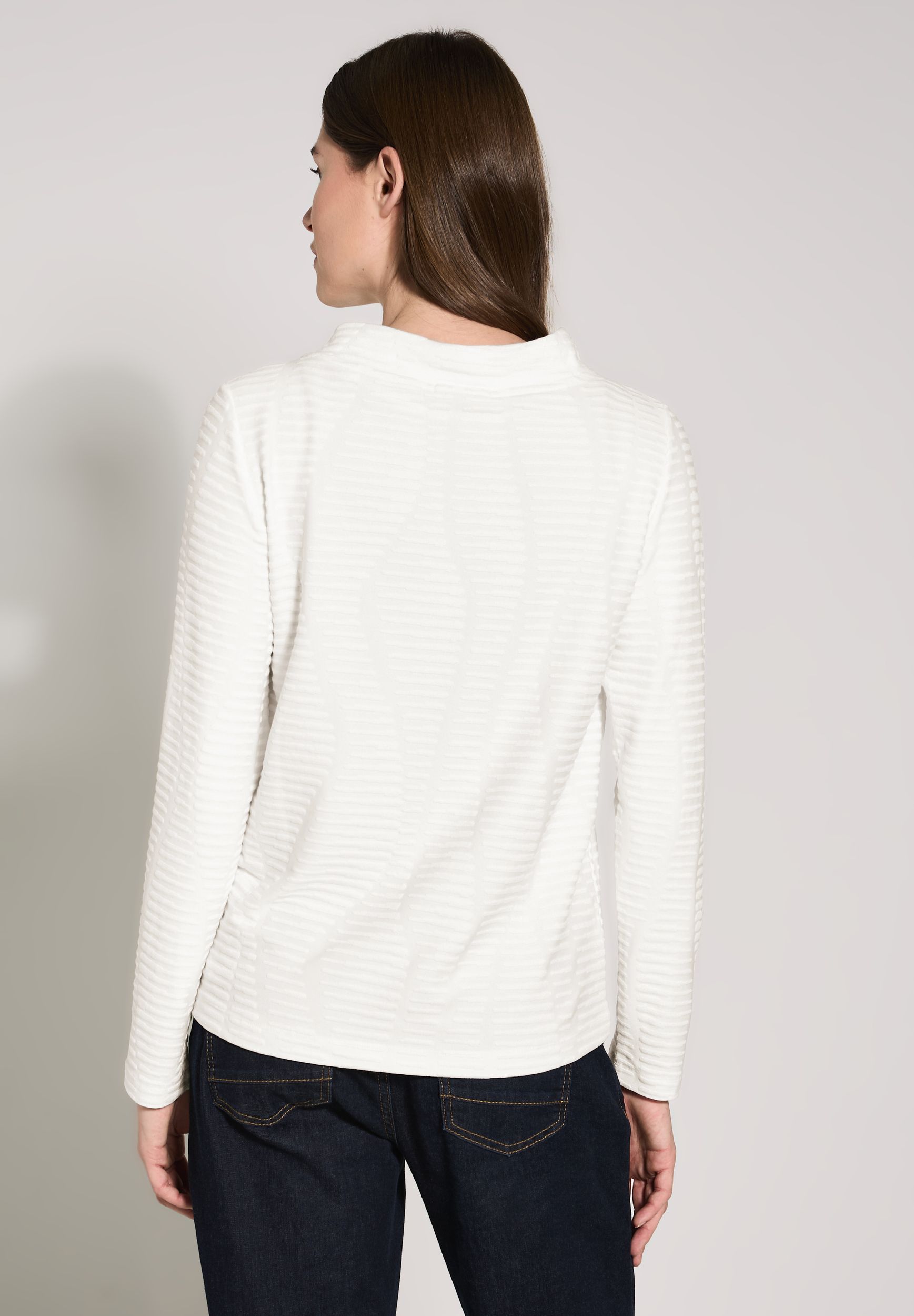 CECIL |  CECIL Sweatshirt  | L | vanilla white