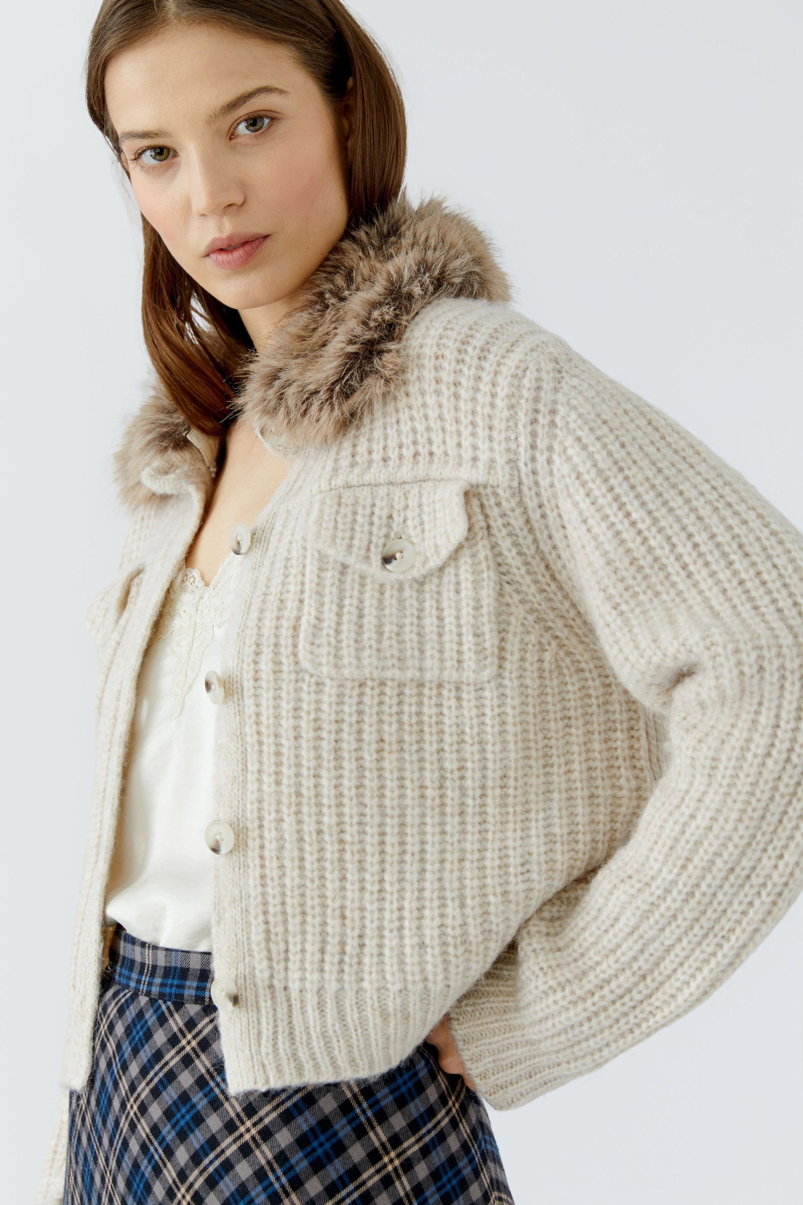 Jacke, light beige mel #4