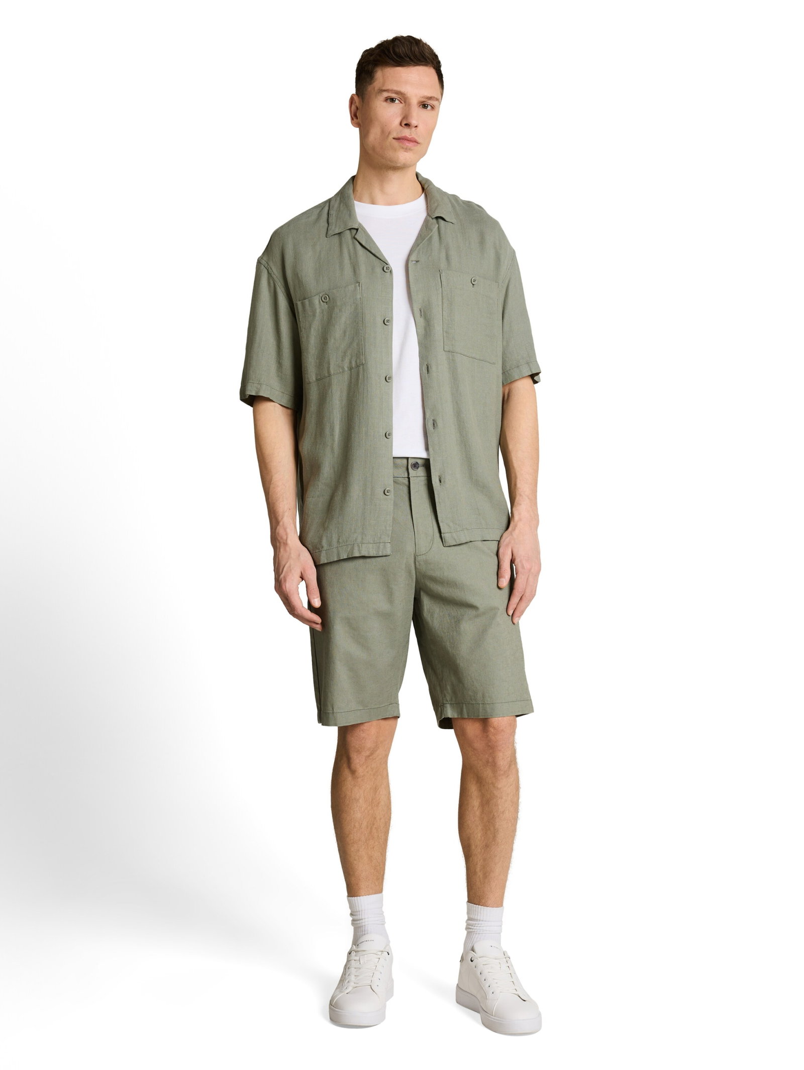 TTRELAXED Chino Shorts mit Leinenanteil #6