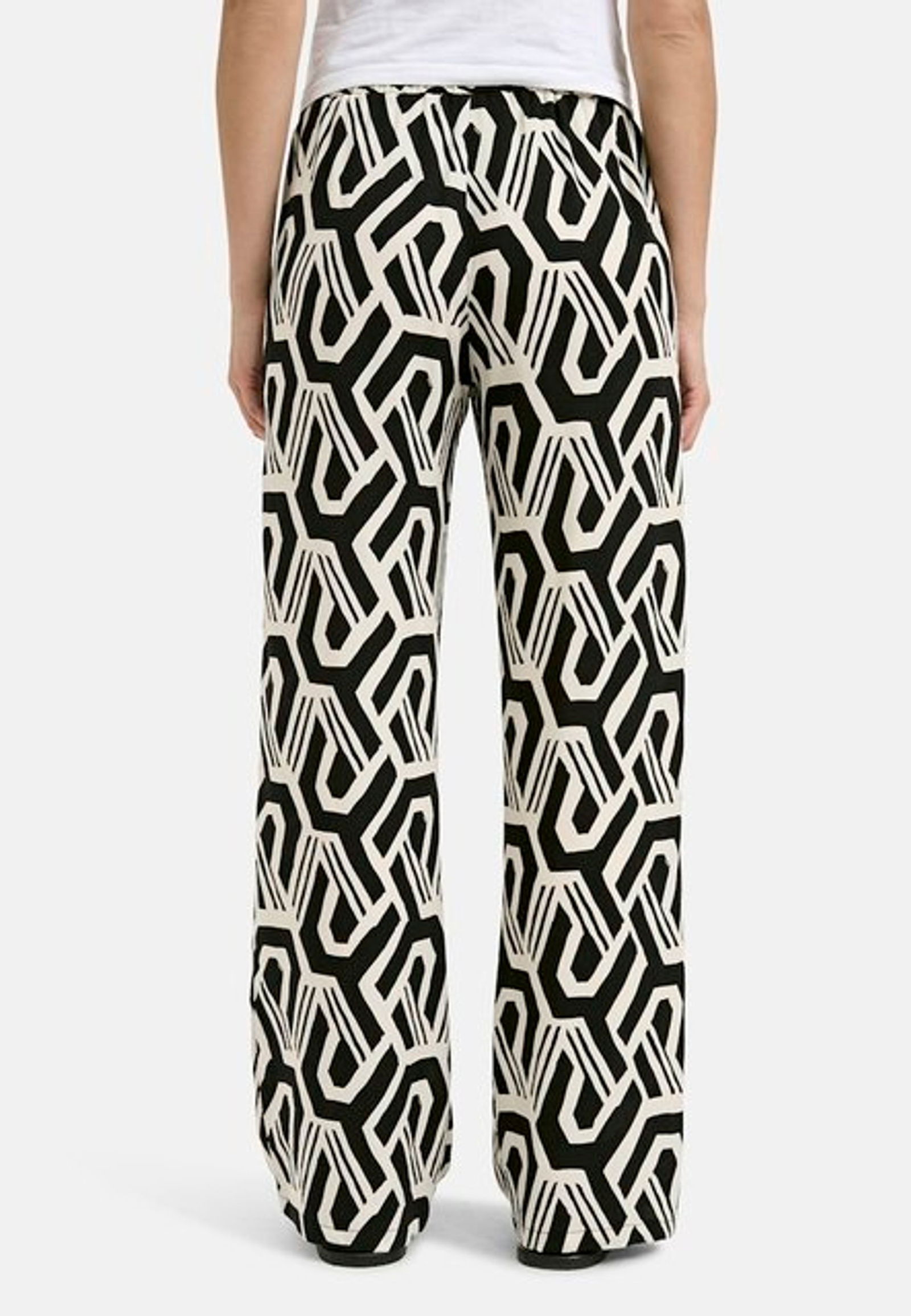 Milano Italy | Milano Italy Schmale Hose | 44 | black print