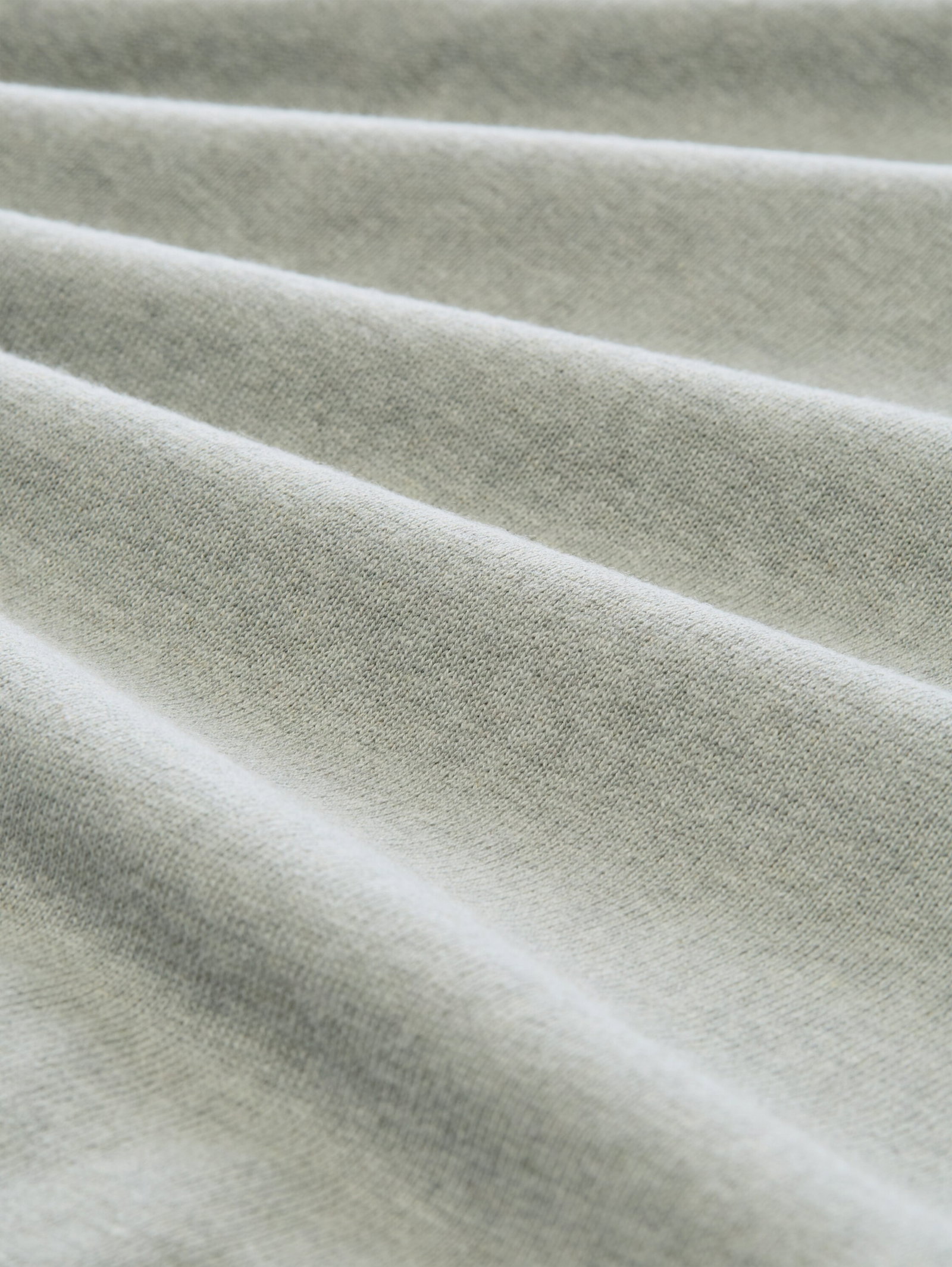 basic crewneck knit, iron mint melange #8