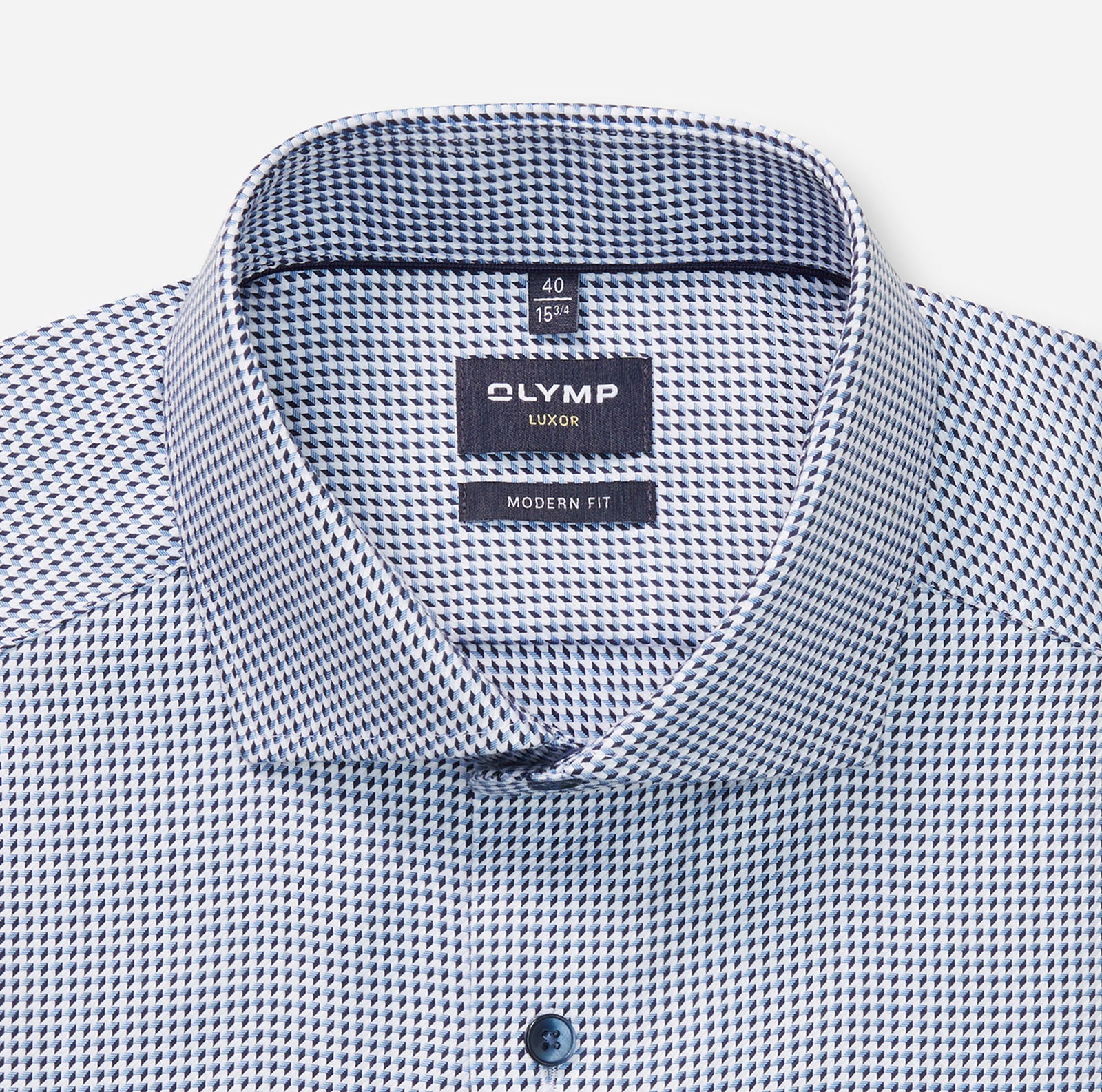 72833ebf0446fcf1a01e0bd3c00d9760 Olymp | Olymp Hemd Modern Fit | 47 | marine