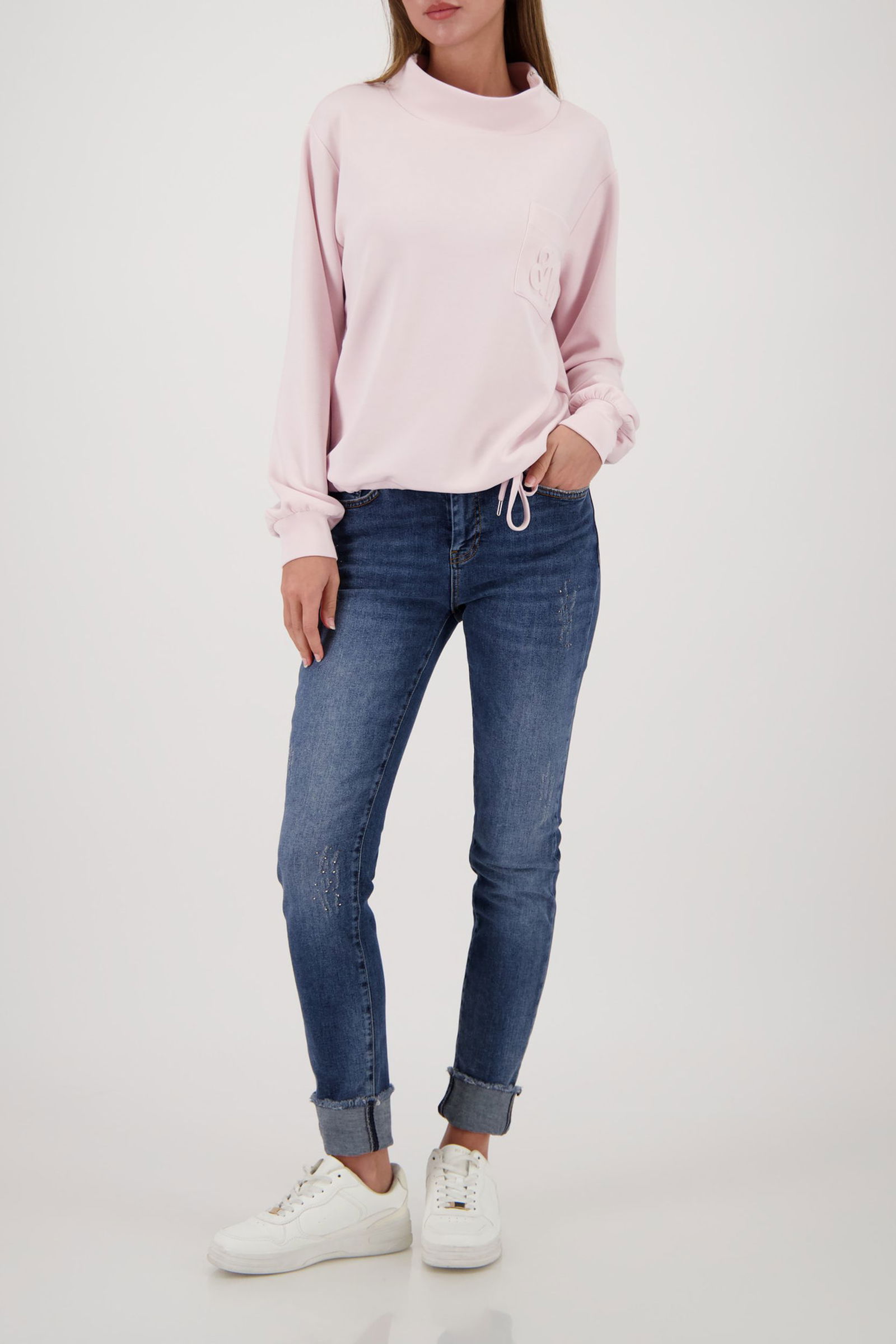 Monari |  Sweatshirt, chimney red | 46 | 1283_475