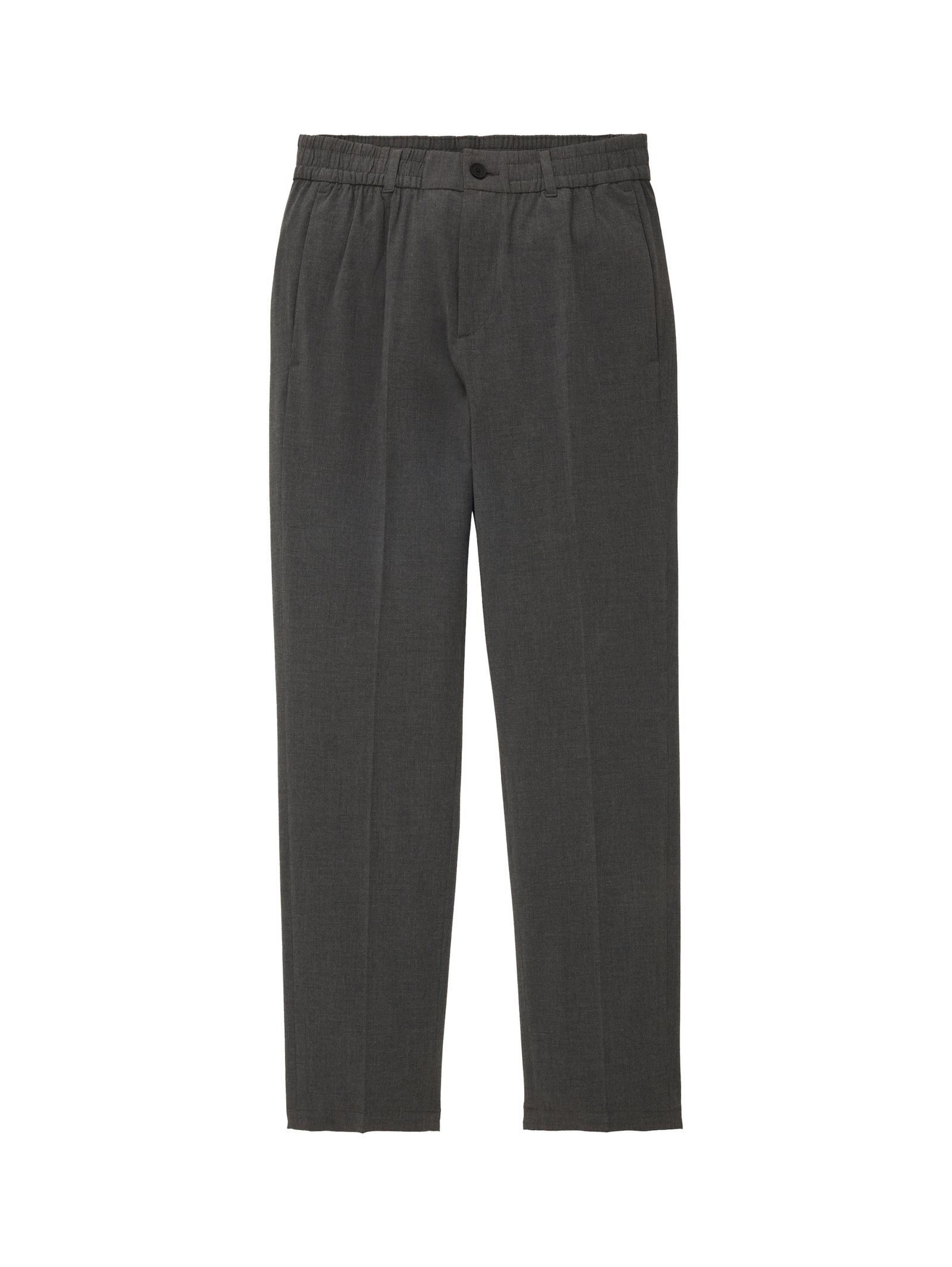 relaxed tapered pants, Mid Grey Melange #1