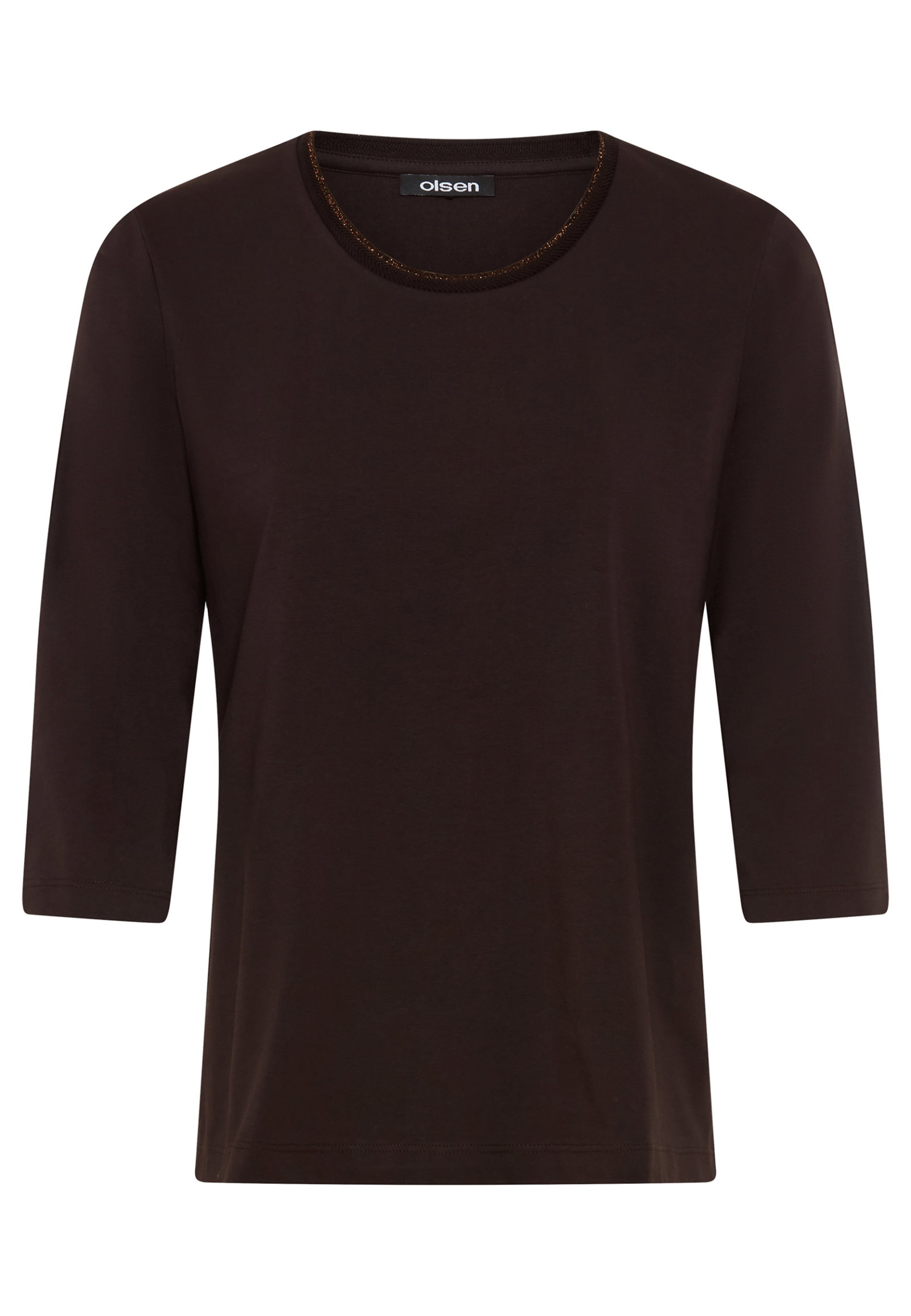 T-Shirt Long Sleeves, Coffee Bean #1