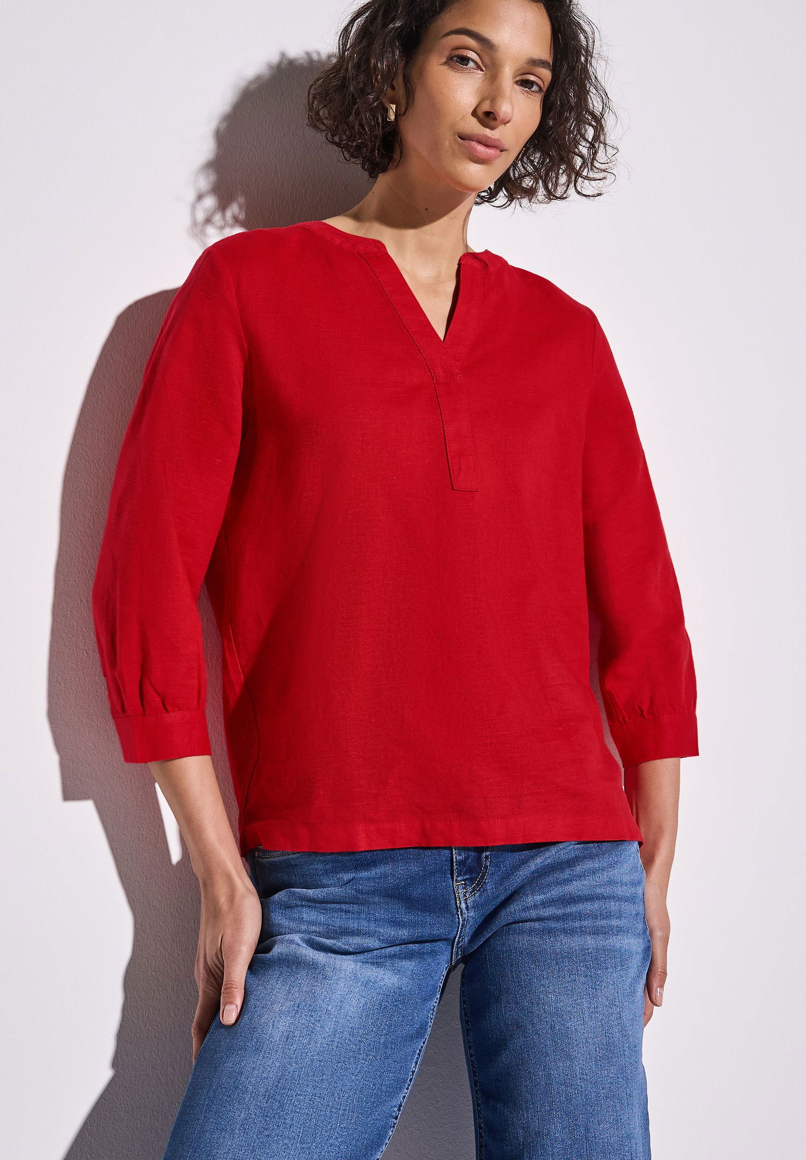 Street One |  Street One Druckbluse  | 38 | garden green