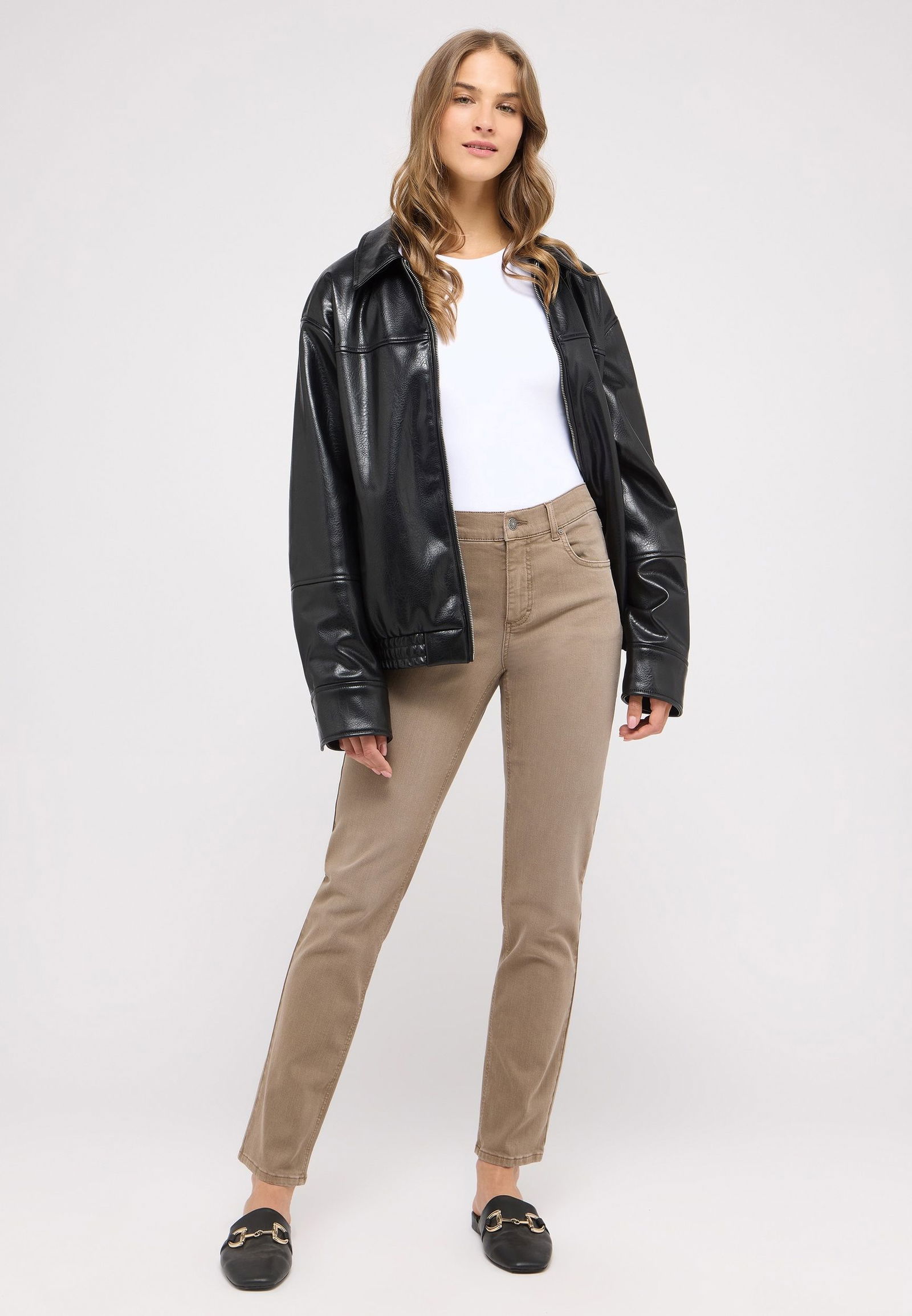 Angels |  Angels Straight Leg Jeans "Cici" | 42/32 | truffle used