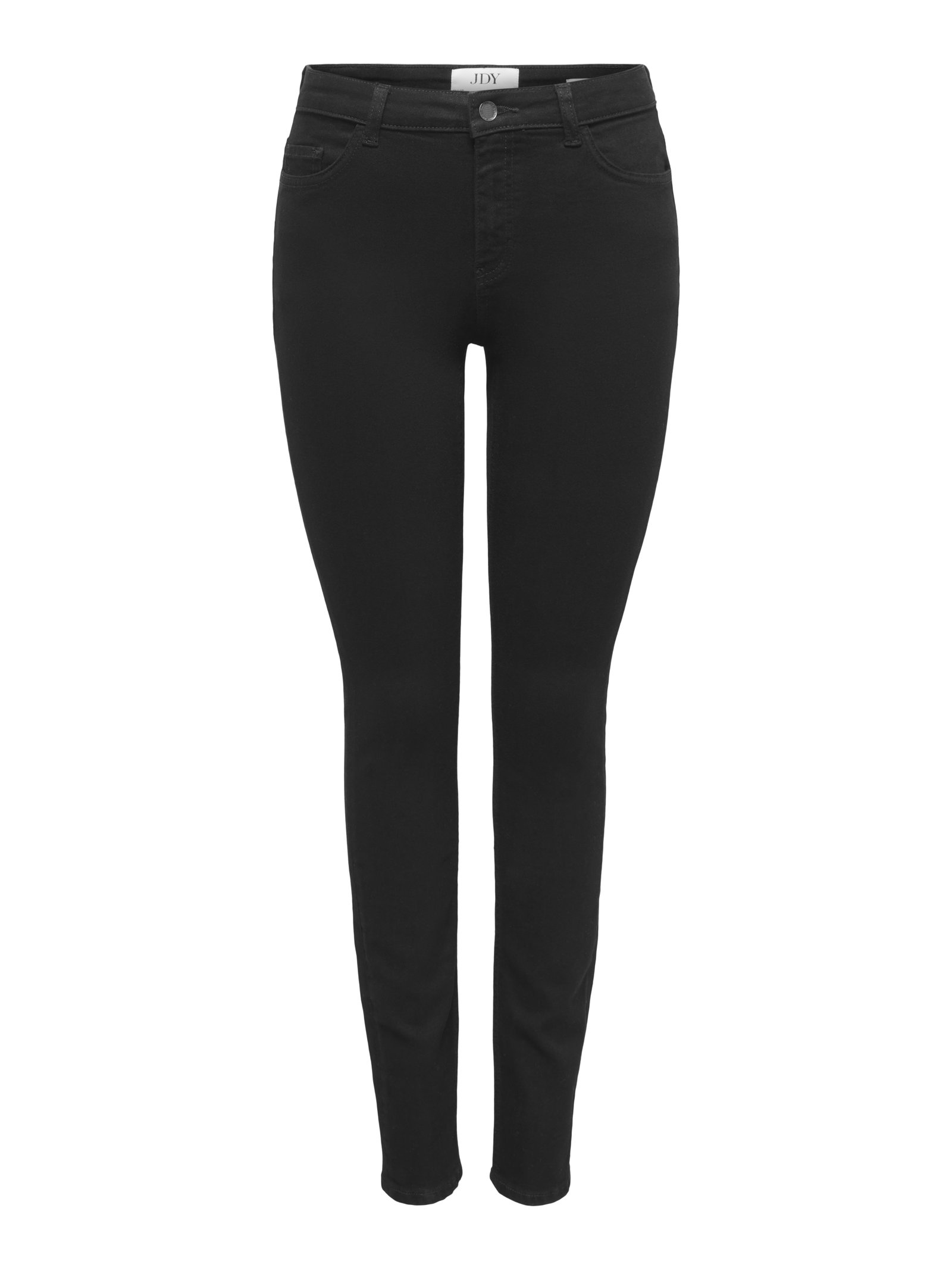 JDYFINA MW SKINNY JEANS BLK DNM NOO, Black Denim #1