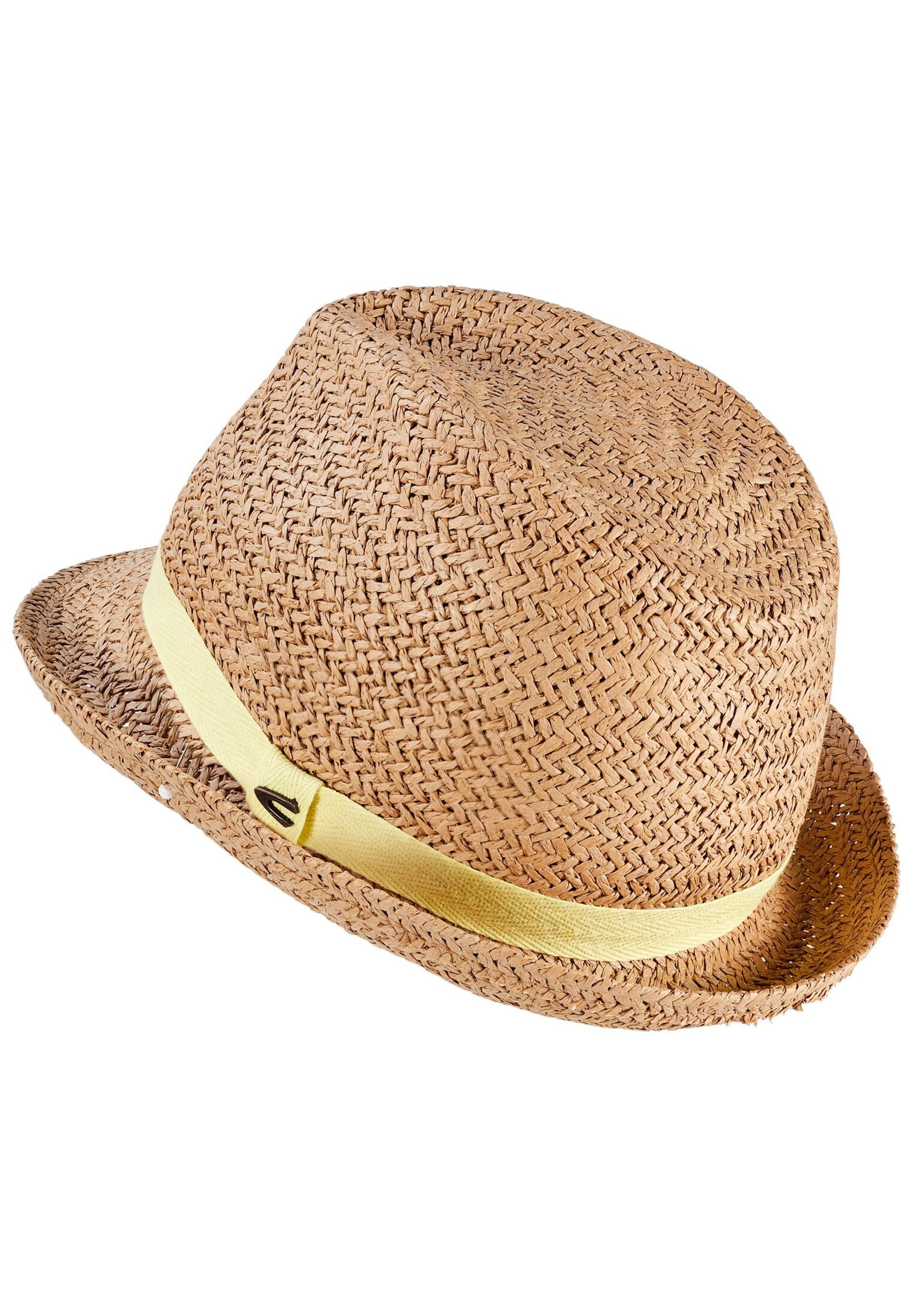 Camel Active |  Strohhut mit Hutband | M | biscuit