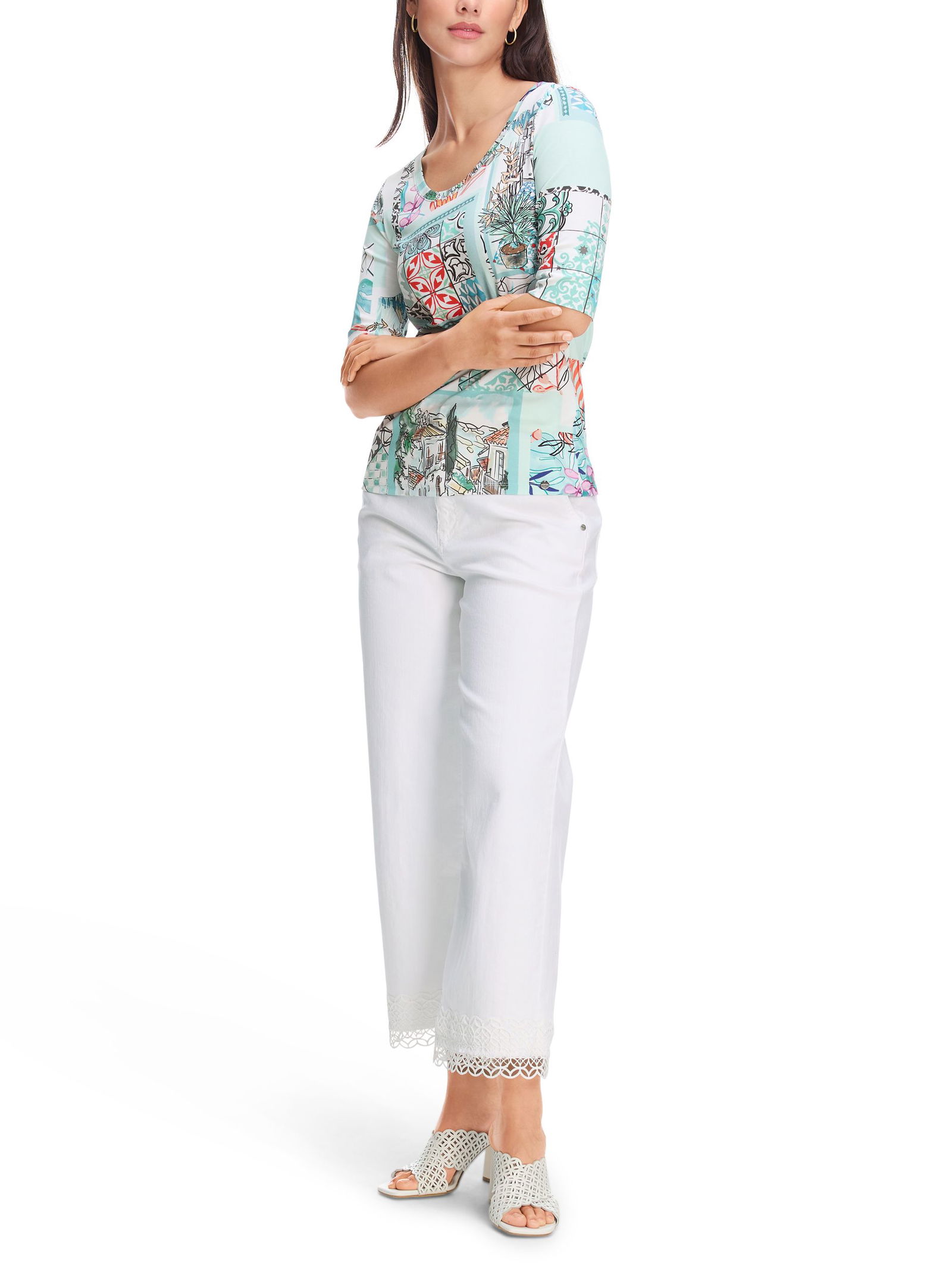Marc Cain Collections | Bedrucktes Shirt | 40 | breath