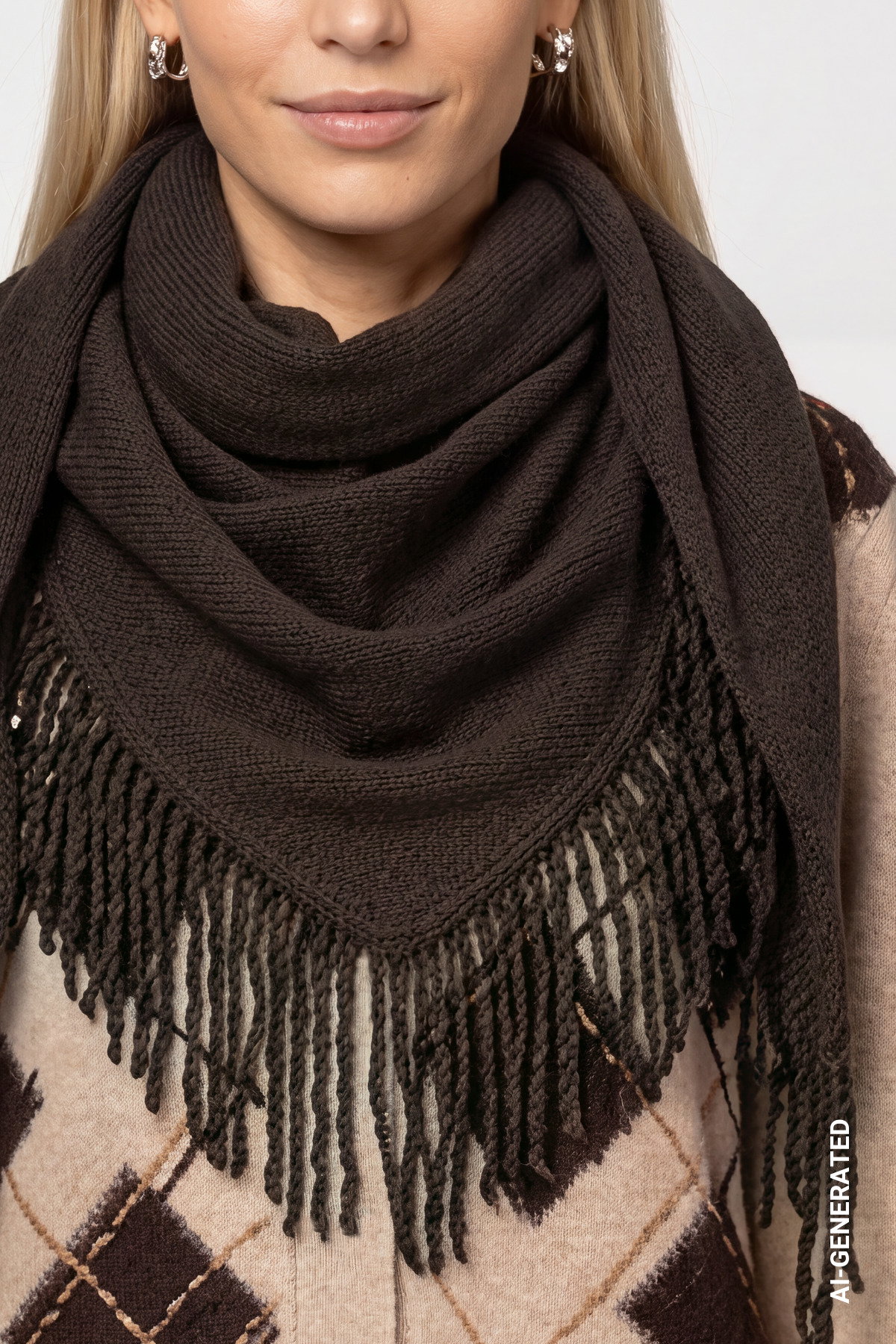 Schal, black coffee #5