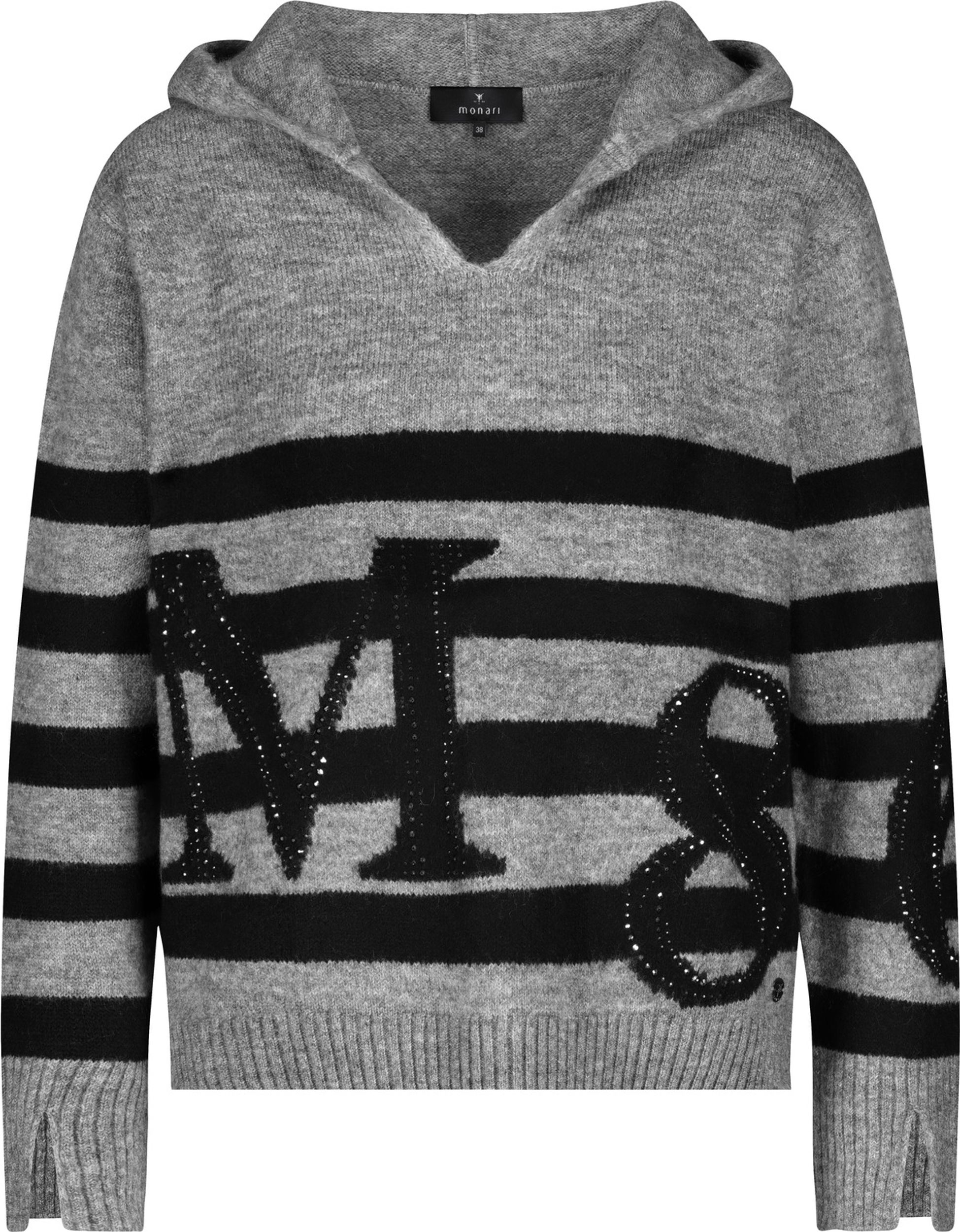 Monari |  Monari Pullover  | 42 | deep sea gemustert