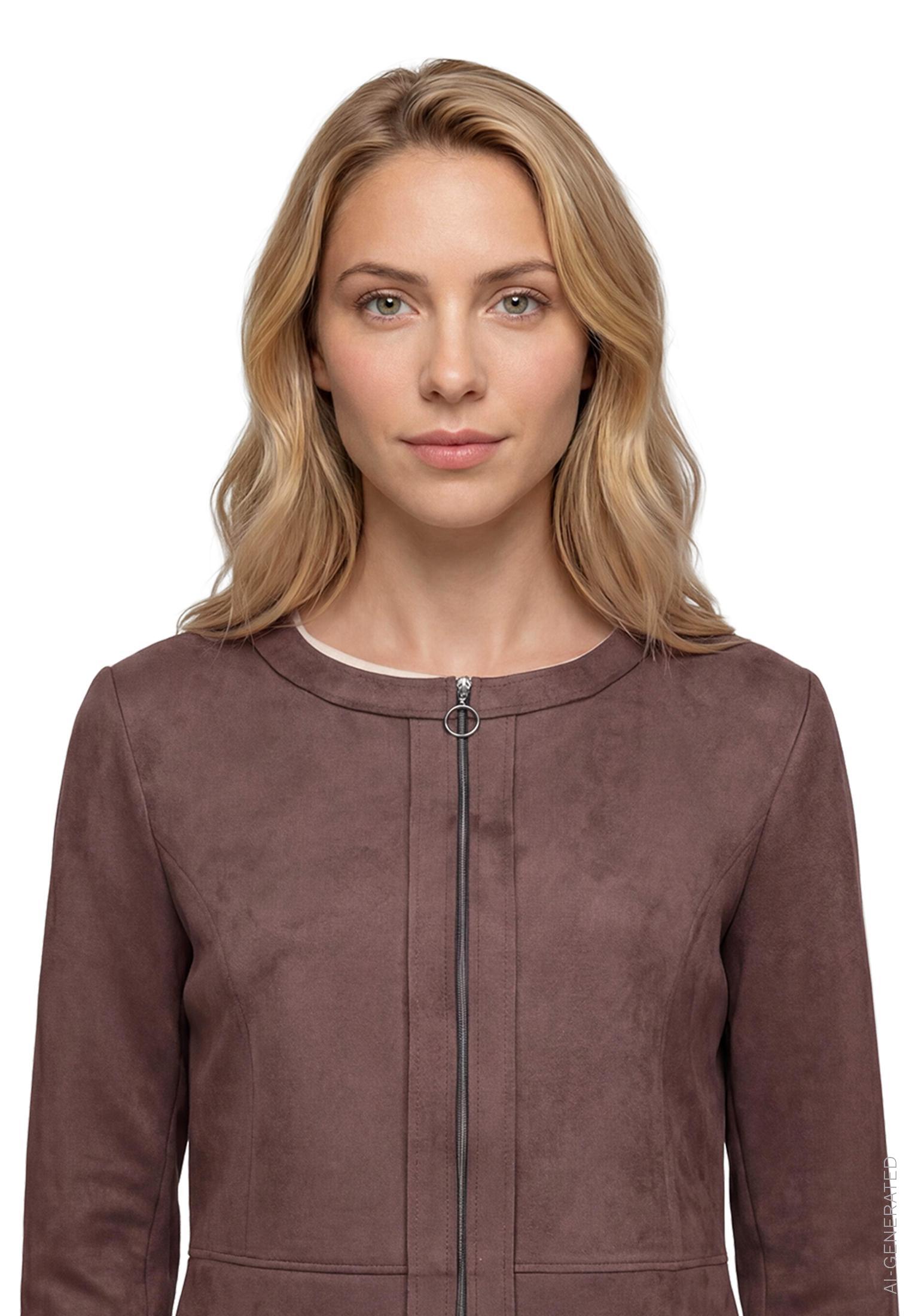 Blazerjacke Kurz 1/1 Arm, Light Maroon #6
