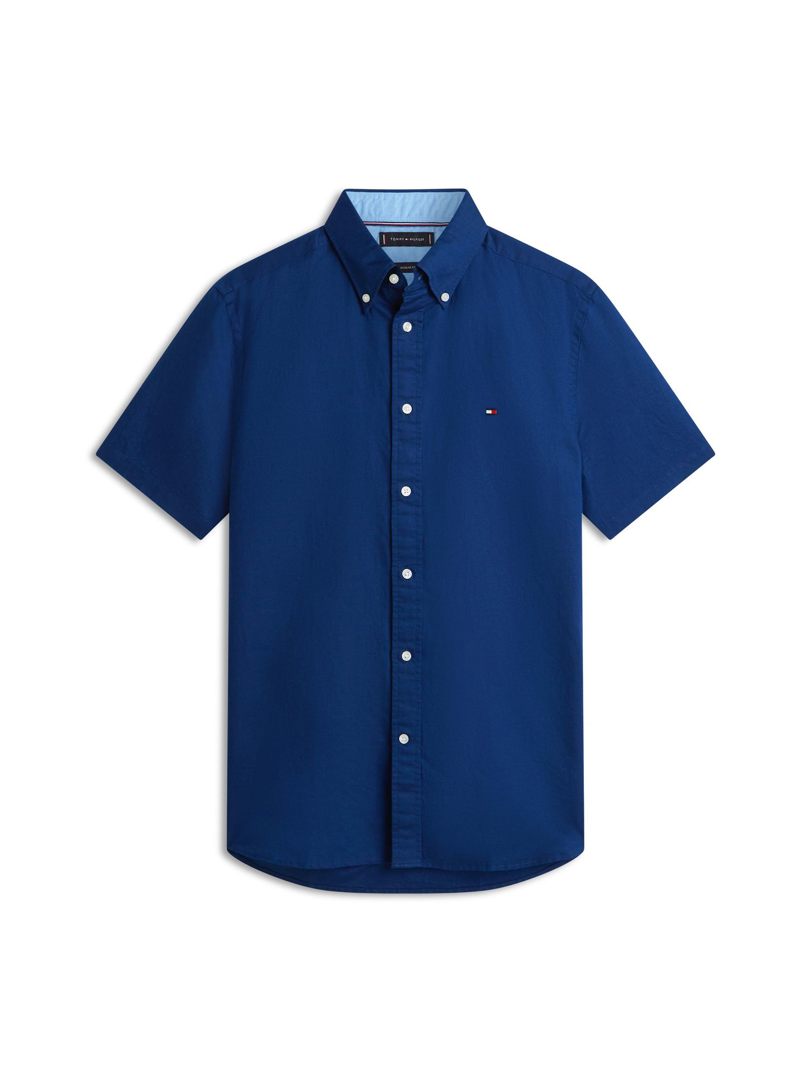 Tommy Hilfiger |  Tommy Hilfiger Hemd Regular Fit  | M | carbon navy