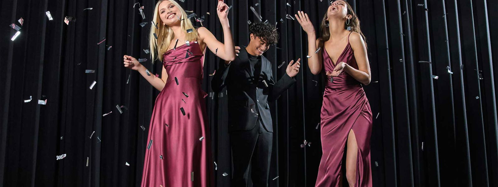 Party & Cocktailmode, Modehaus Heinze, Banner, Abschlussball 