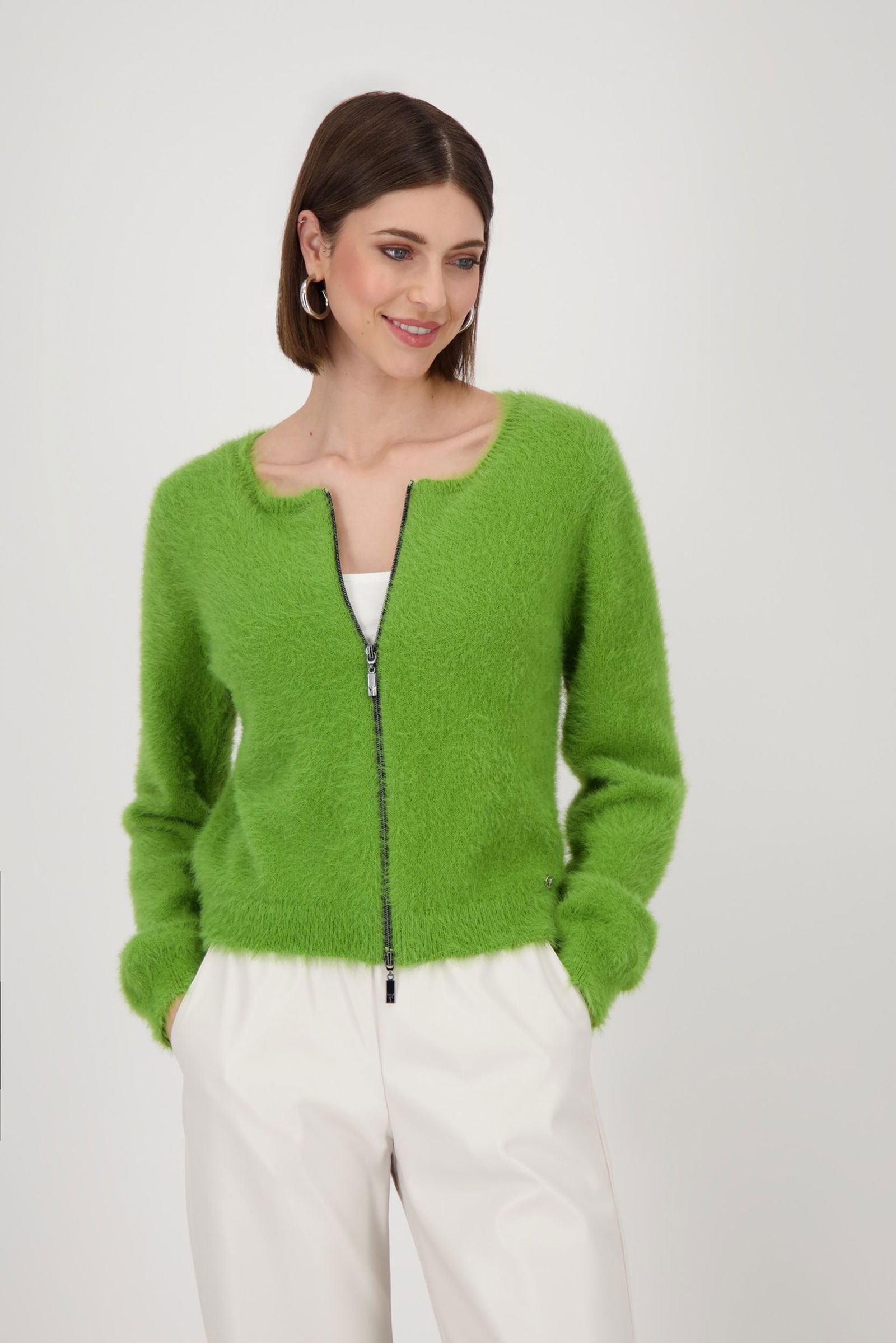 01729cb16d2b22a9be51b65206353ee9 Monari |  Monari Strickjacke | Cardigan  | 46 | matcha