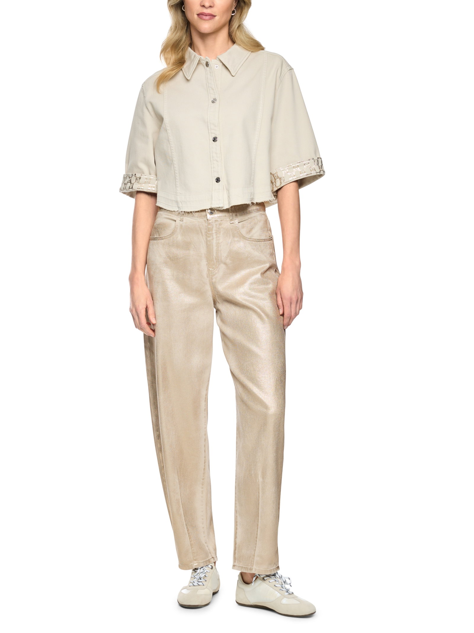 Jeans RUMA, champagne gold #2