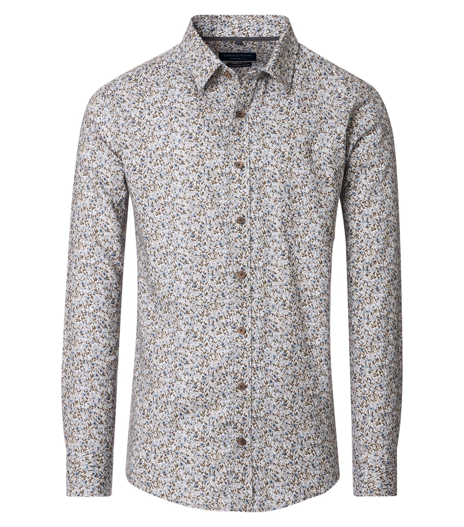 Casa Moda | Casa Moda Hemd Regular Fit | L | silber