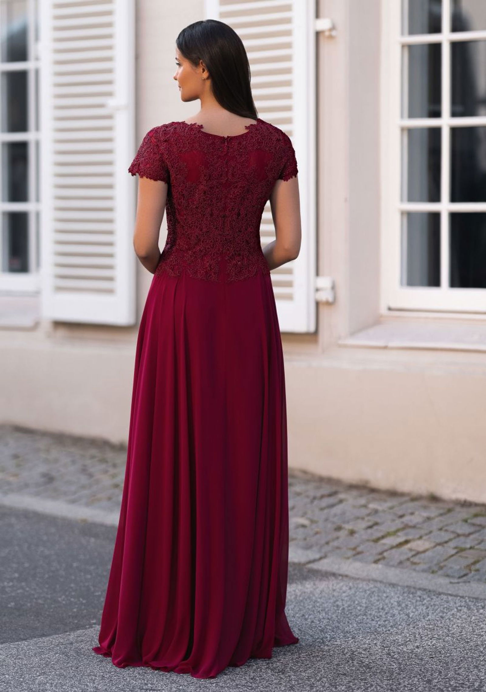 729c7aa2fc722ea8a9fef773bf8bd476 Christian Koehlert Kurzärmliges Abendkleid