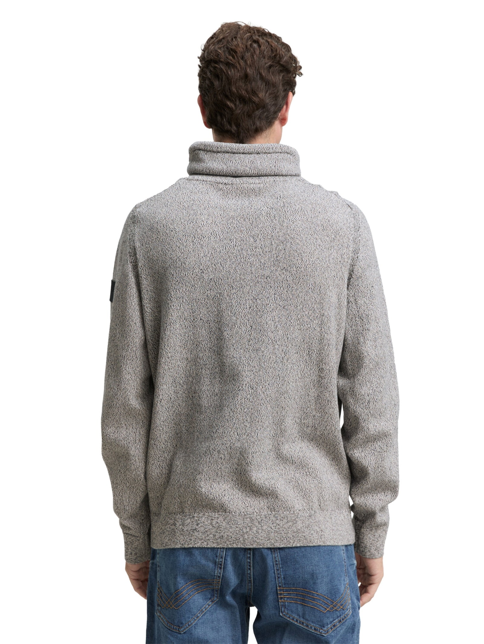 Tom Tailor Sweat-Shirt mit hohem Kragen und Kordelzug #4