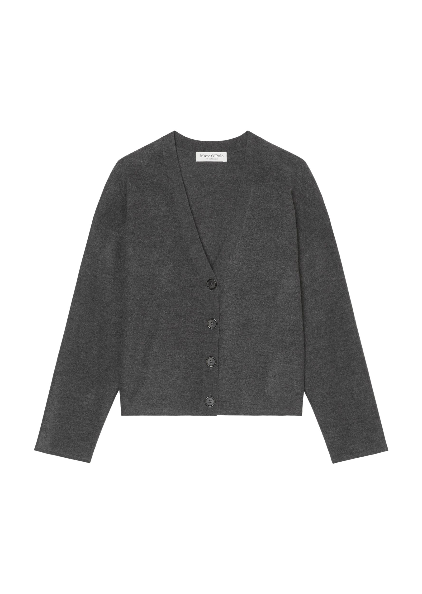 Marc O´Polo |  Marc O´Polo Strickjacke | Cardigan  | S | deep grey melange