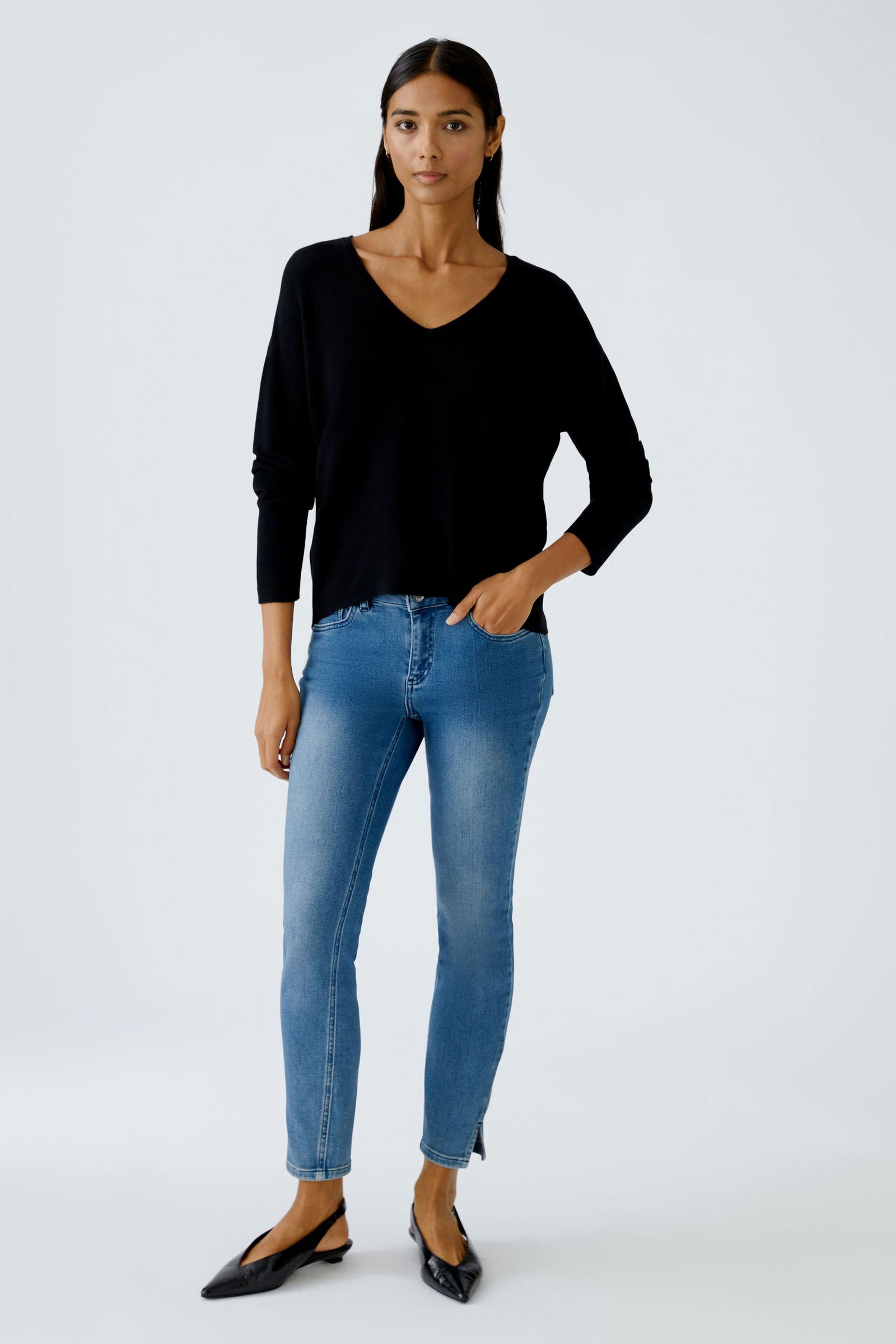 245879017dc803f70e1d1a7795d6bae5 Oui | Oui Pullover | 38 | black