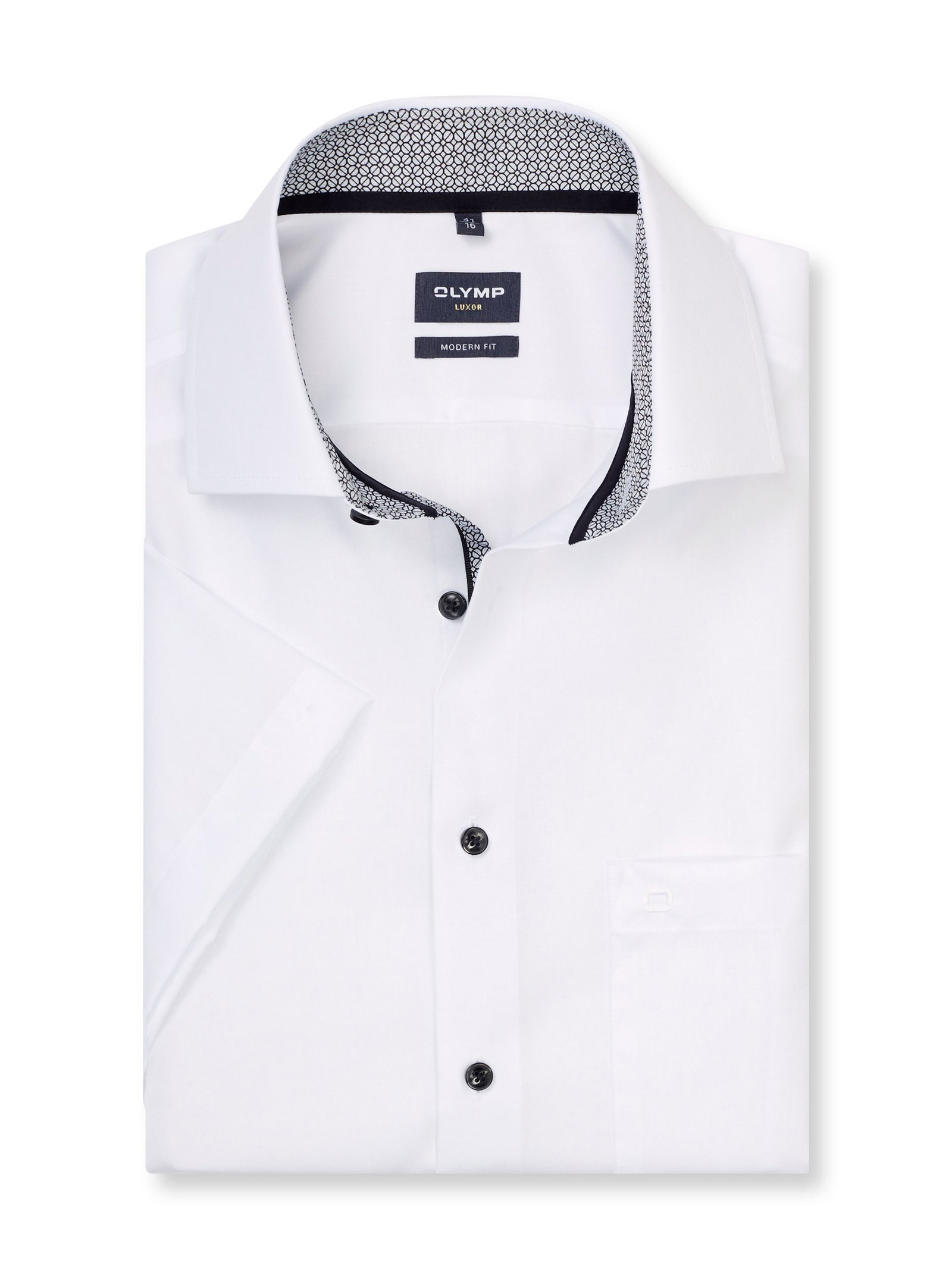 Olymp |  Olymp Hemd Modern Fit  | 45 | anthrazit