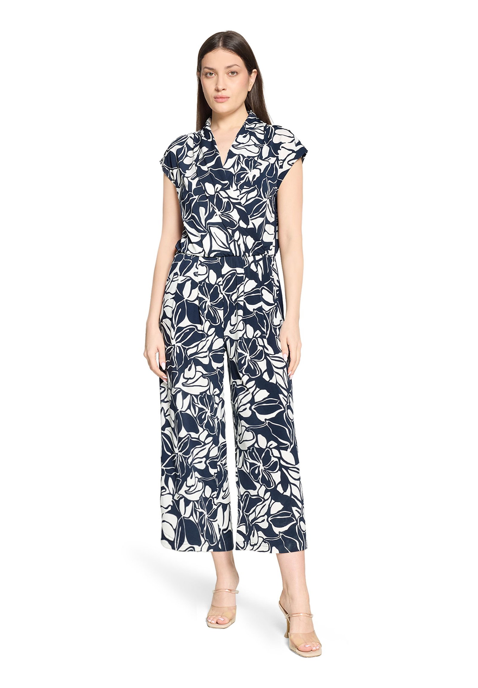 Betty Barclay |  Betty Barclay Jumpsuit  | 36 | dunkelblau/weiß