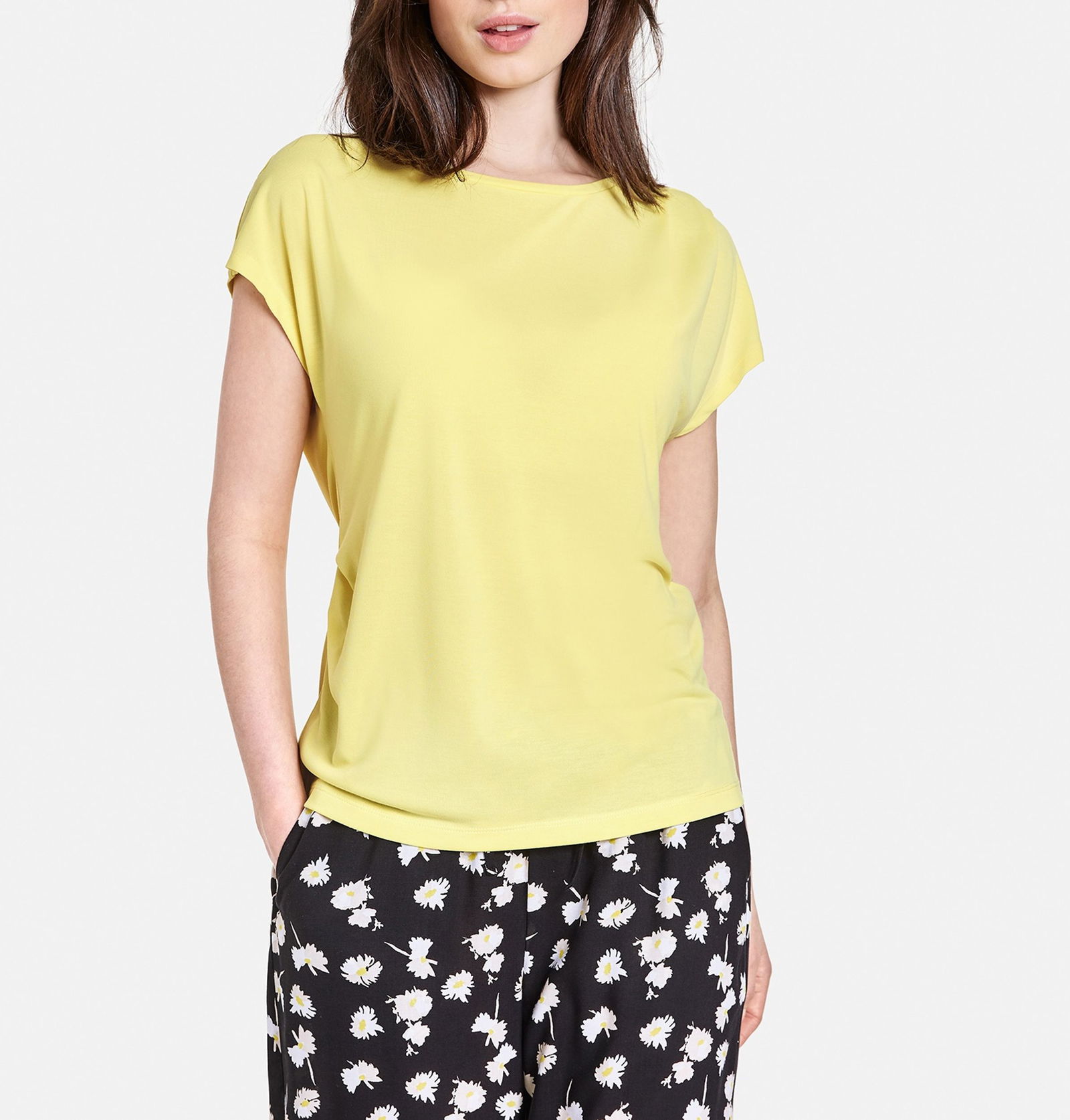 1/2 Arm Shirt mit Faltendetails