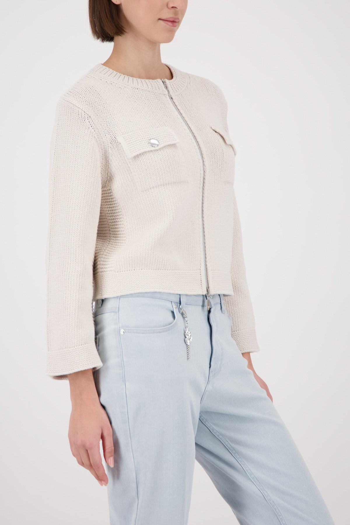 Strickjacke, champagne beige #3