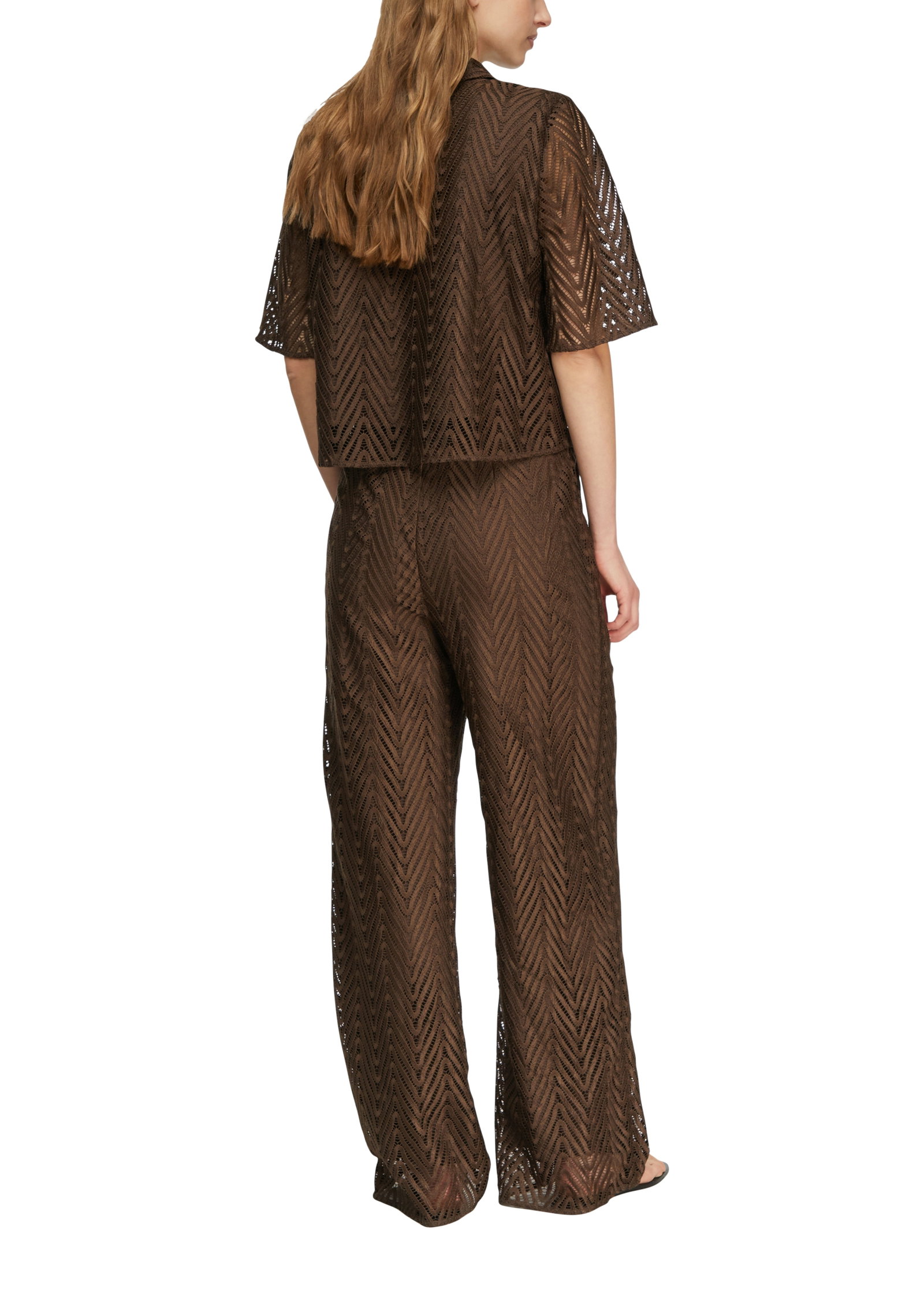 Comma allover-Spitzenhose in Wide-Leg #6