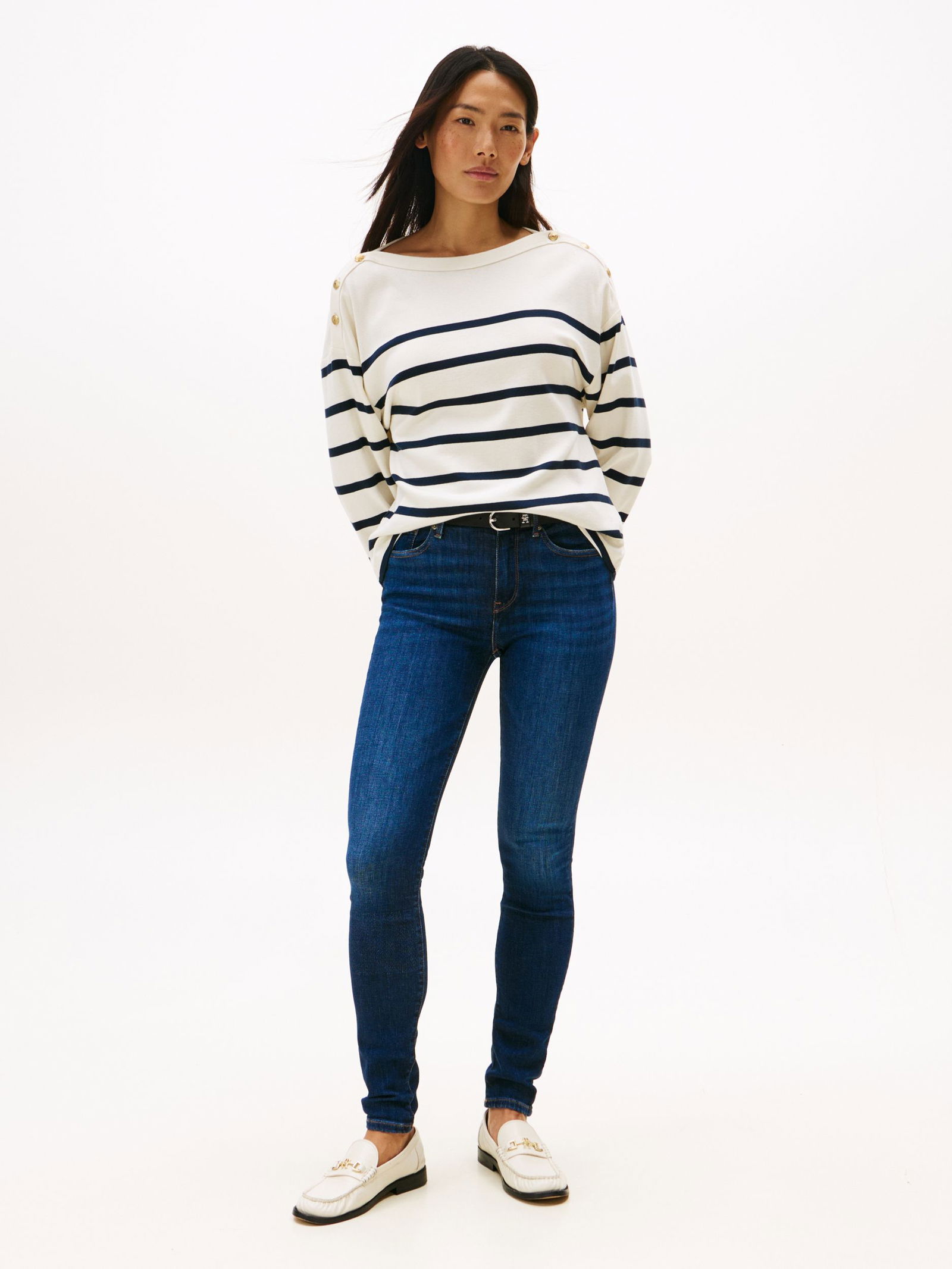 Tommy Hilfiger |  Tommy Hilfiger Skinny Jeans  | 28/30 | polka dot flag geo desert sky