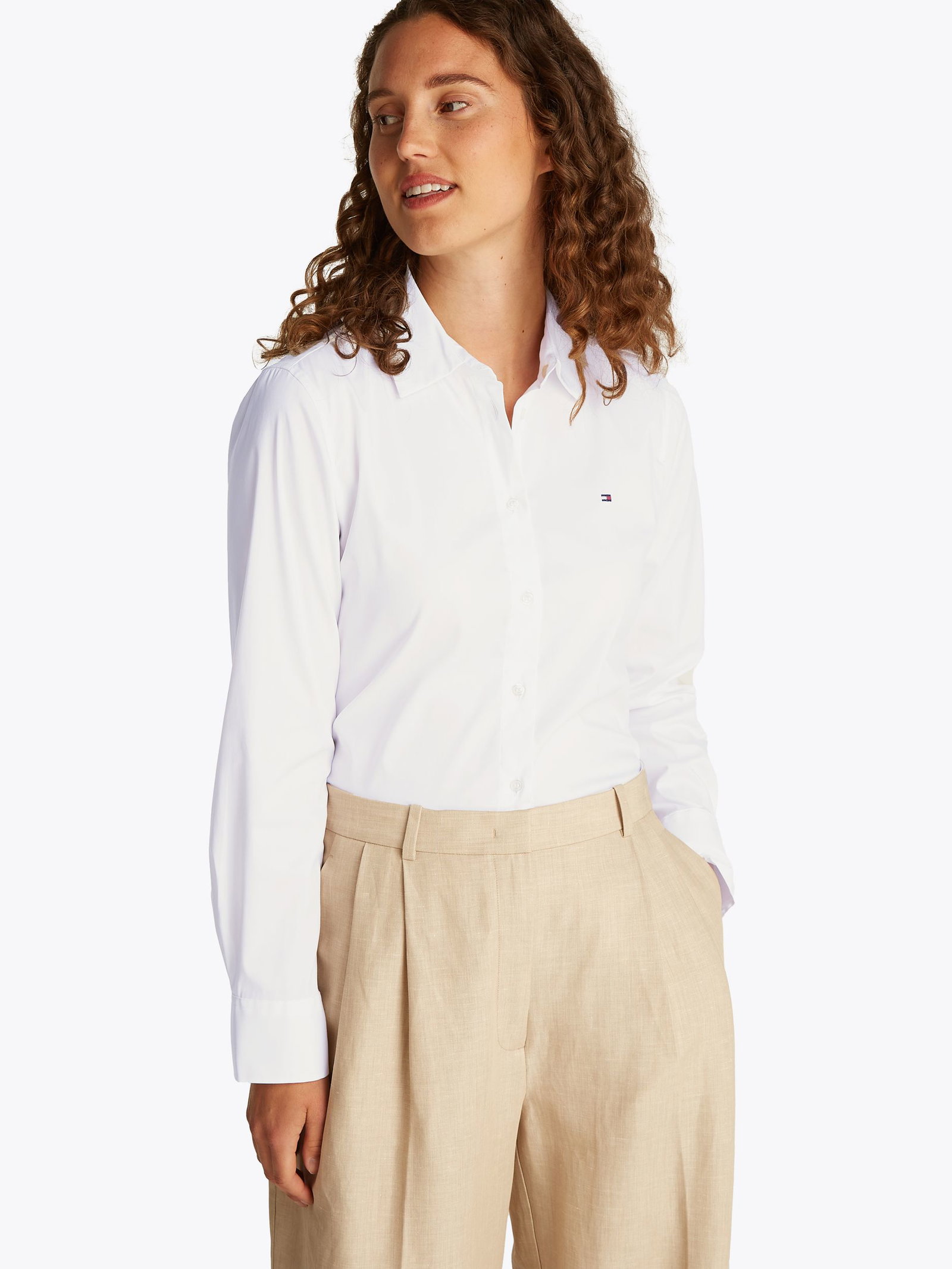 277c627e99dc99d0138d14b13ca30471 Tommy Hilfiger | Tommy Hilfiger Druckbluse | 34 | th optic white