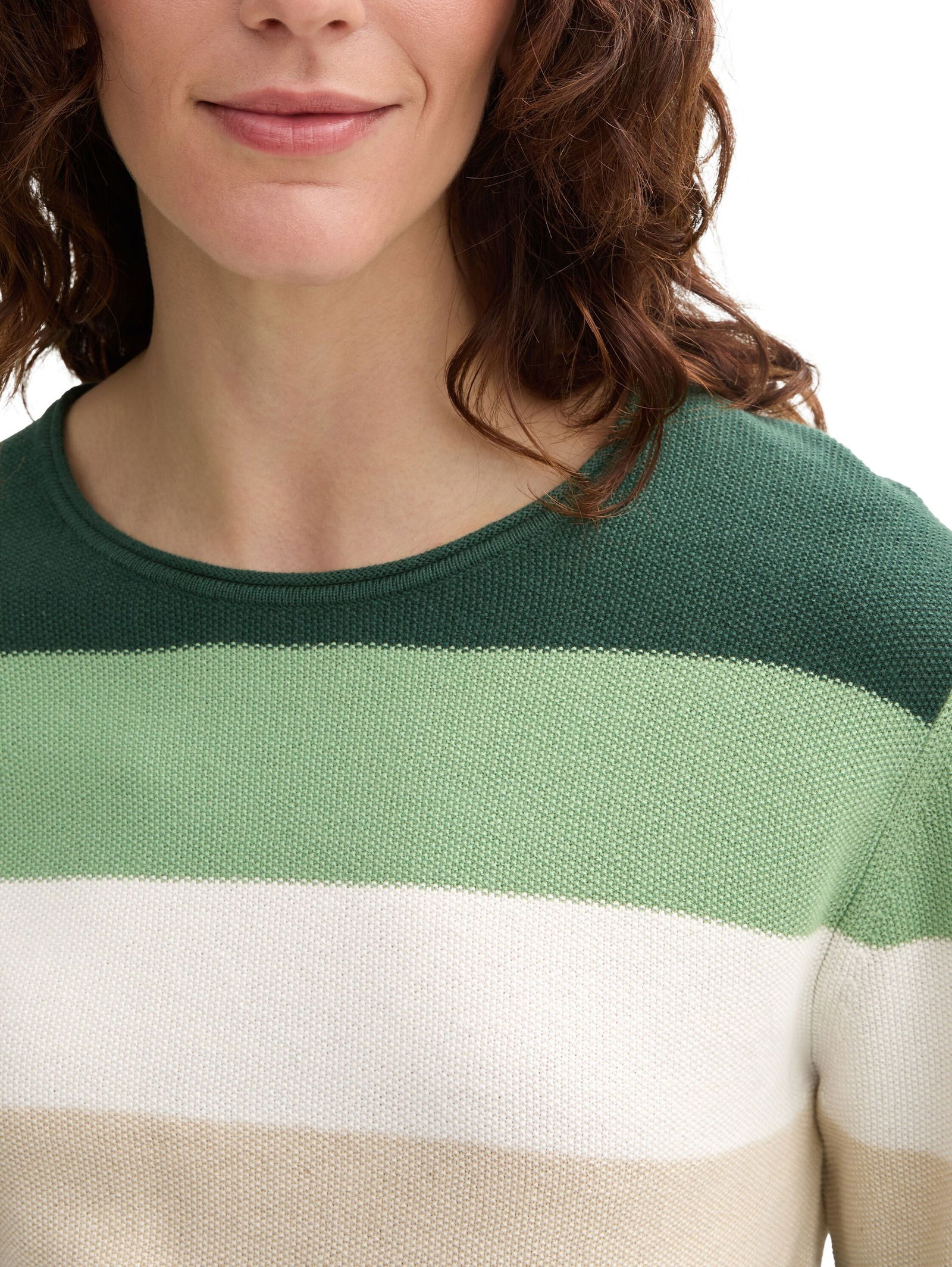 Tom Tailor | Tom Tailor Gestreifter Strickpullover | XXXL