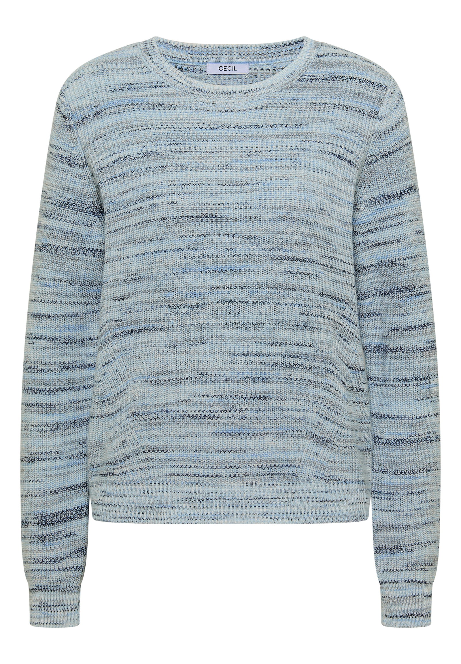 TOS Space dye mouliné, urban dark blue #1