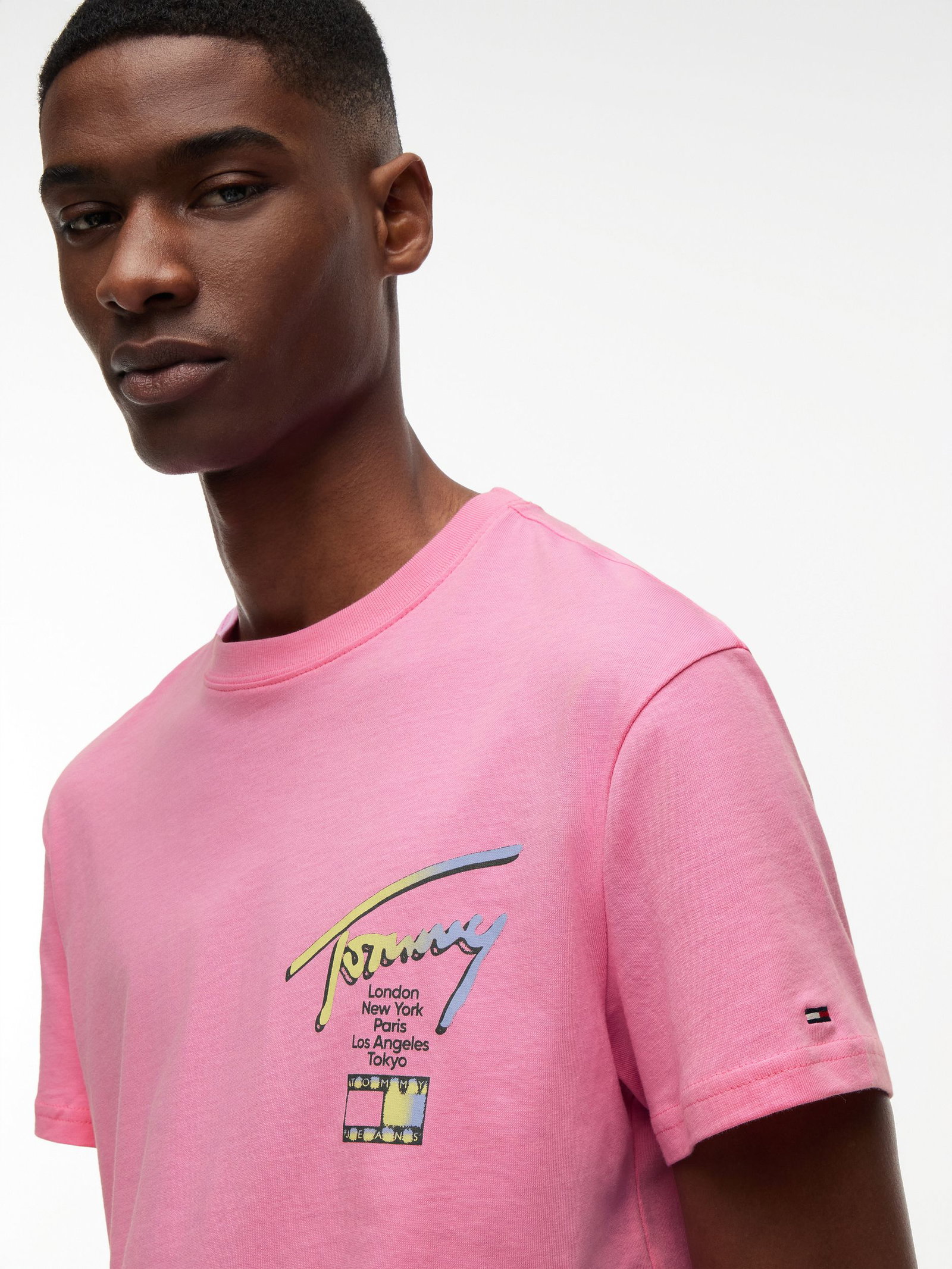 Tommy Jeans | Tommy Jeans Shirt | S | Pink Daisy