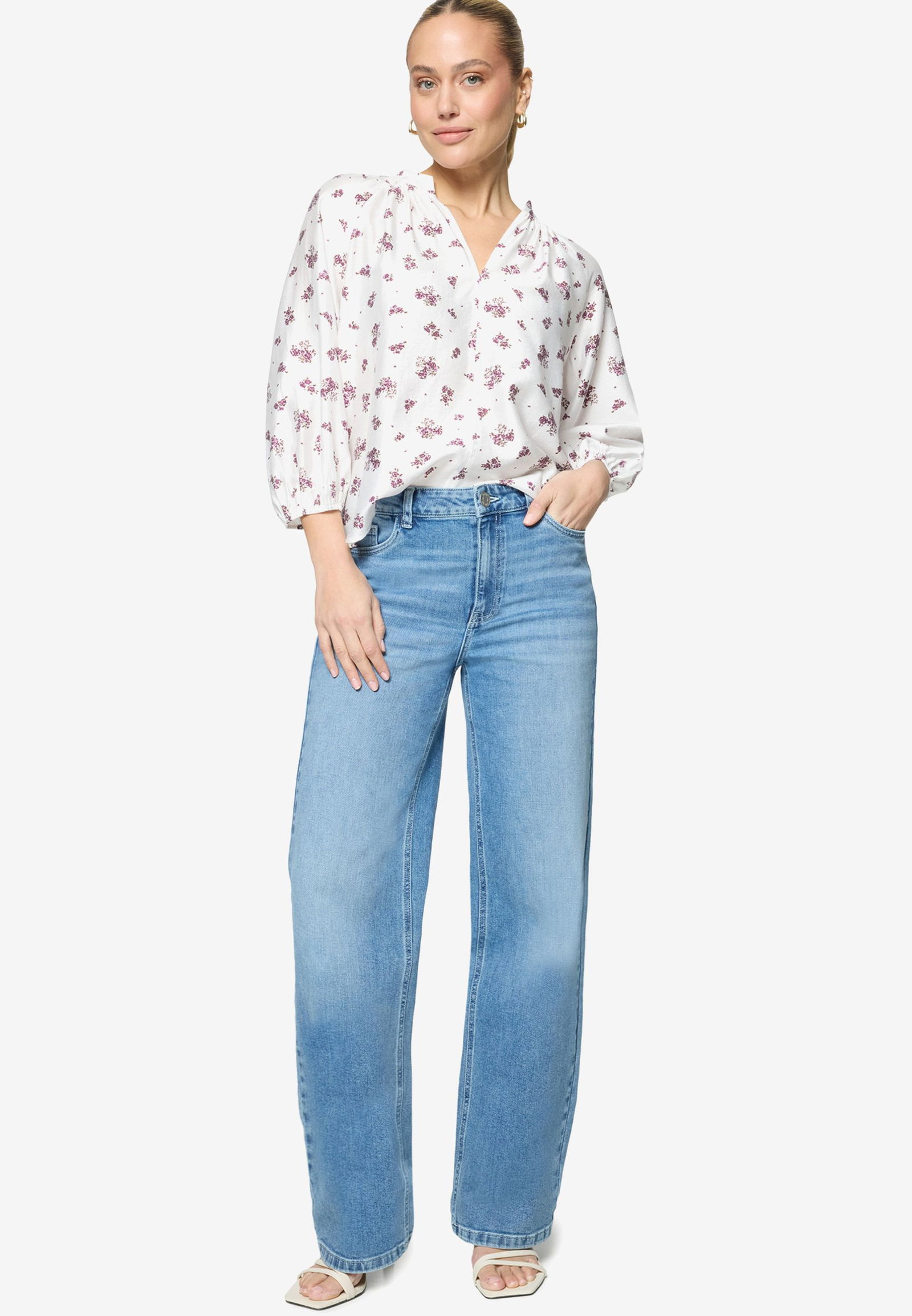 Zero |  Zero Druckbluse  | 40 | 1605_1843