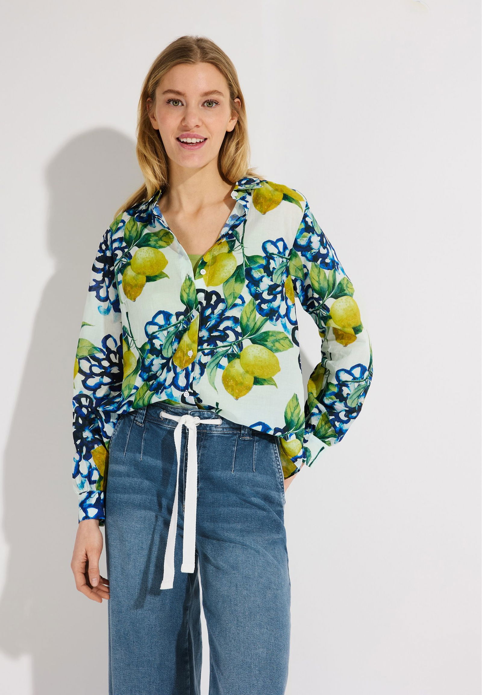 More & More |  More & More Druckbluse  | 34 | ecru