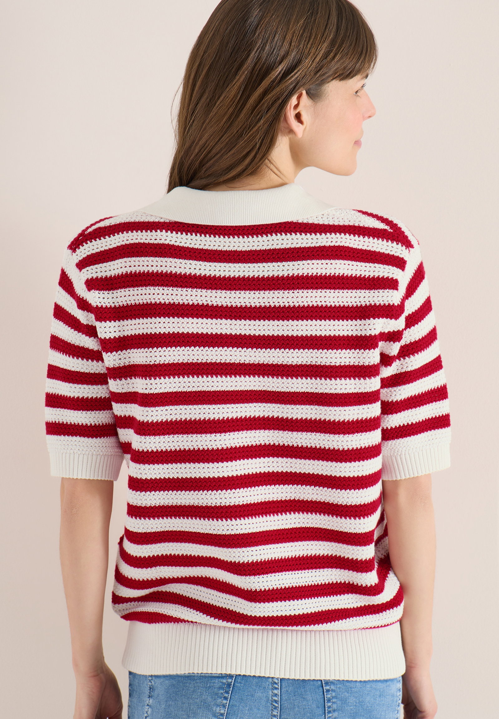 Olsen Mesh Stripe Polo #4