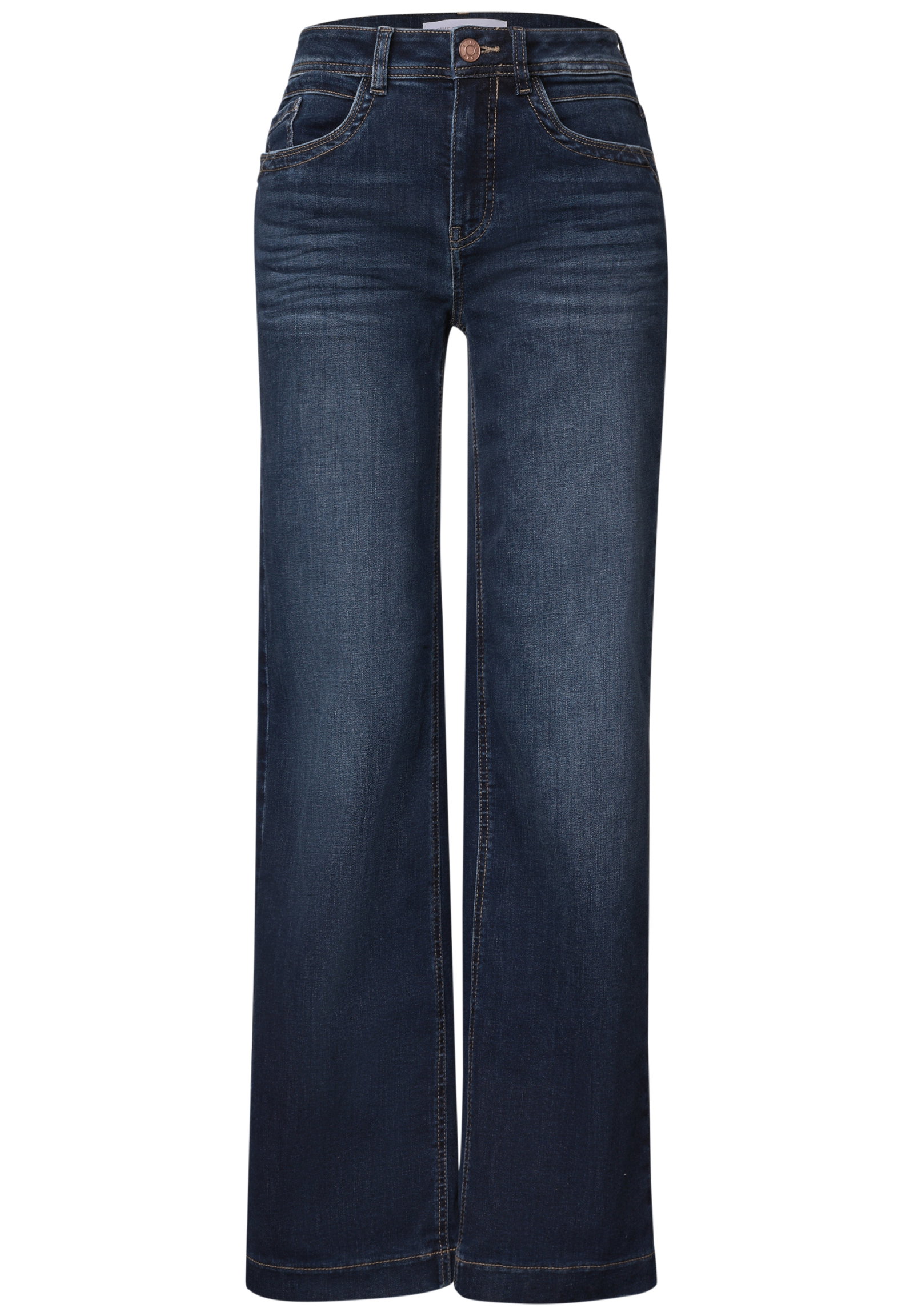 QR Style Emee Wide Leg,hw,dark, Dark Blue Clean washed #1