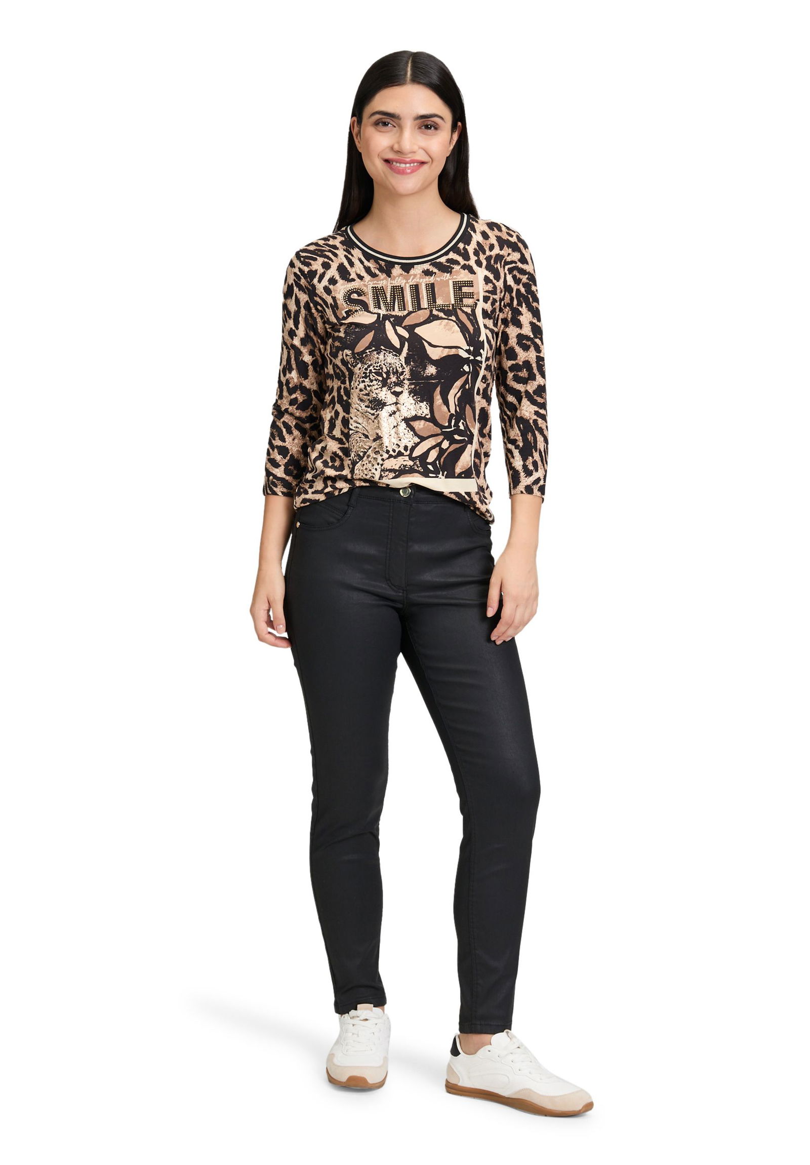Betty Barclay |  Betty Barclay Shirt  | 42 | schwarz/beige