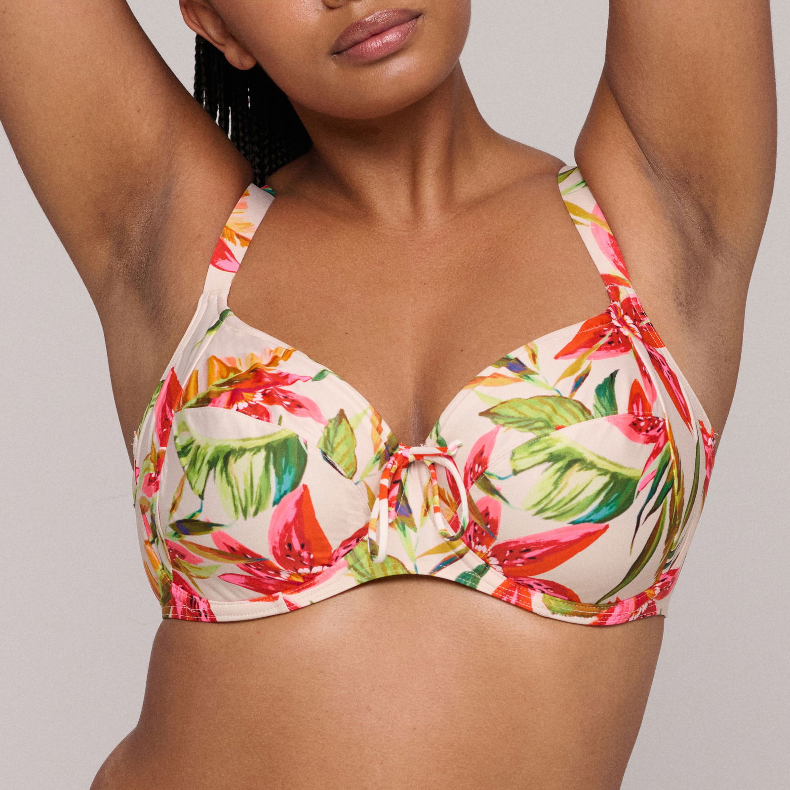 6ce0d4d7f750237dc8f985e87f26ab53 PrimaDonna | TANZANIA Calm tropics Vollschalen Bikini-Top | 80/F | calm tropics
