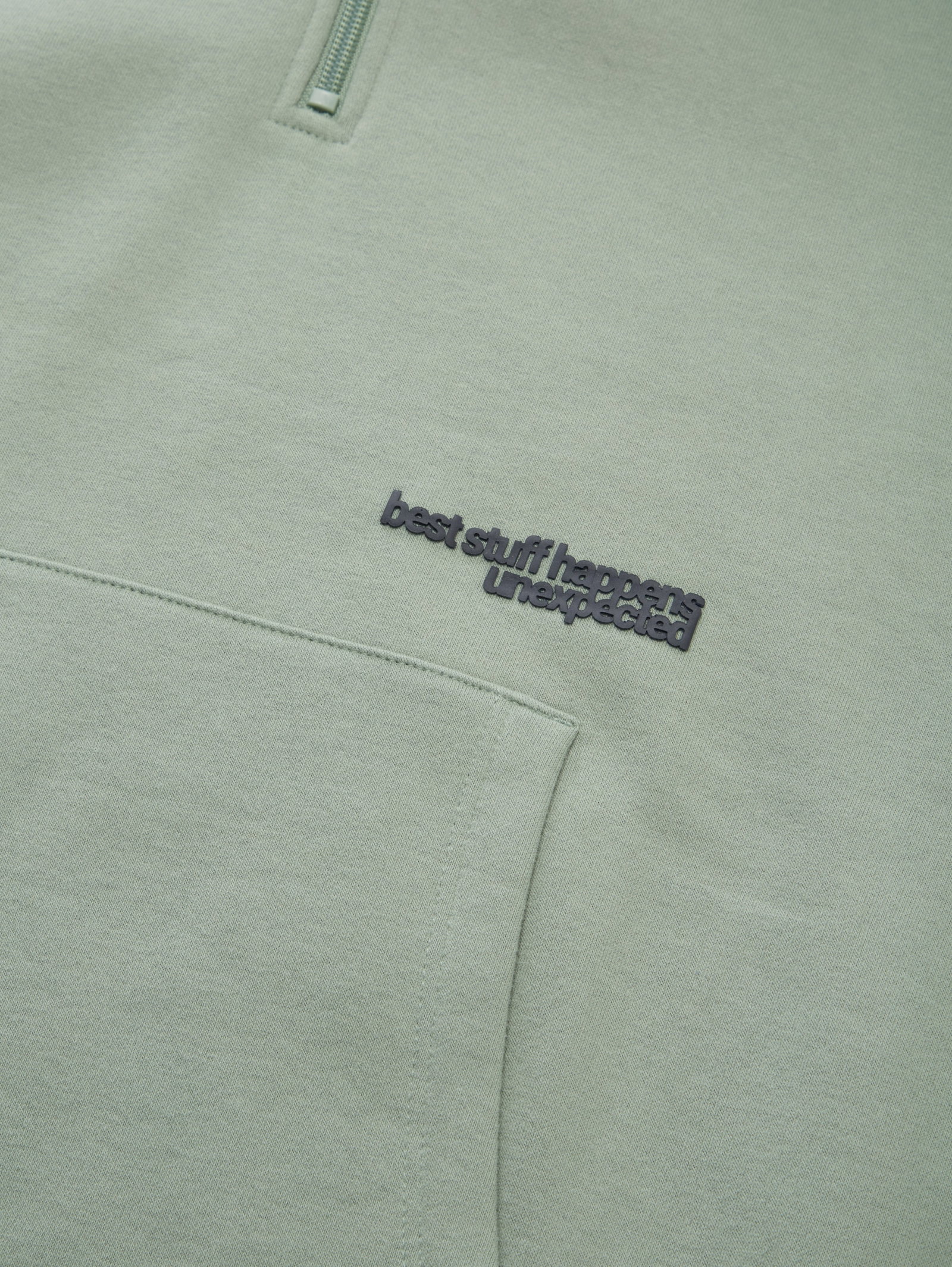 oversize printed hoody troyer, Dusty Leave Green #3